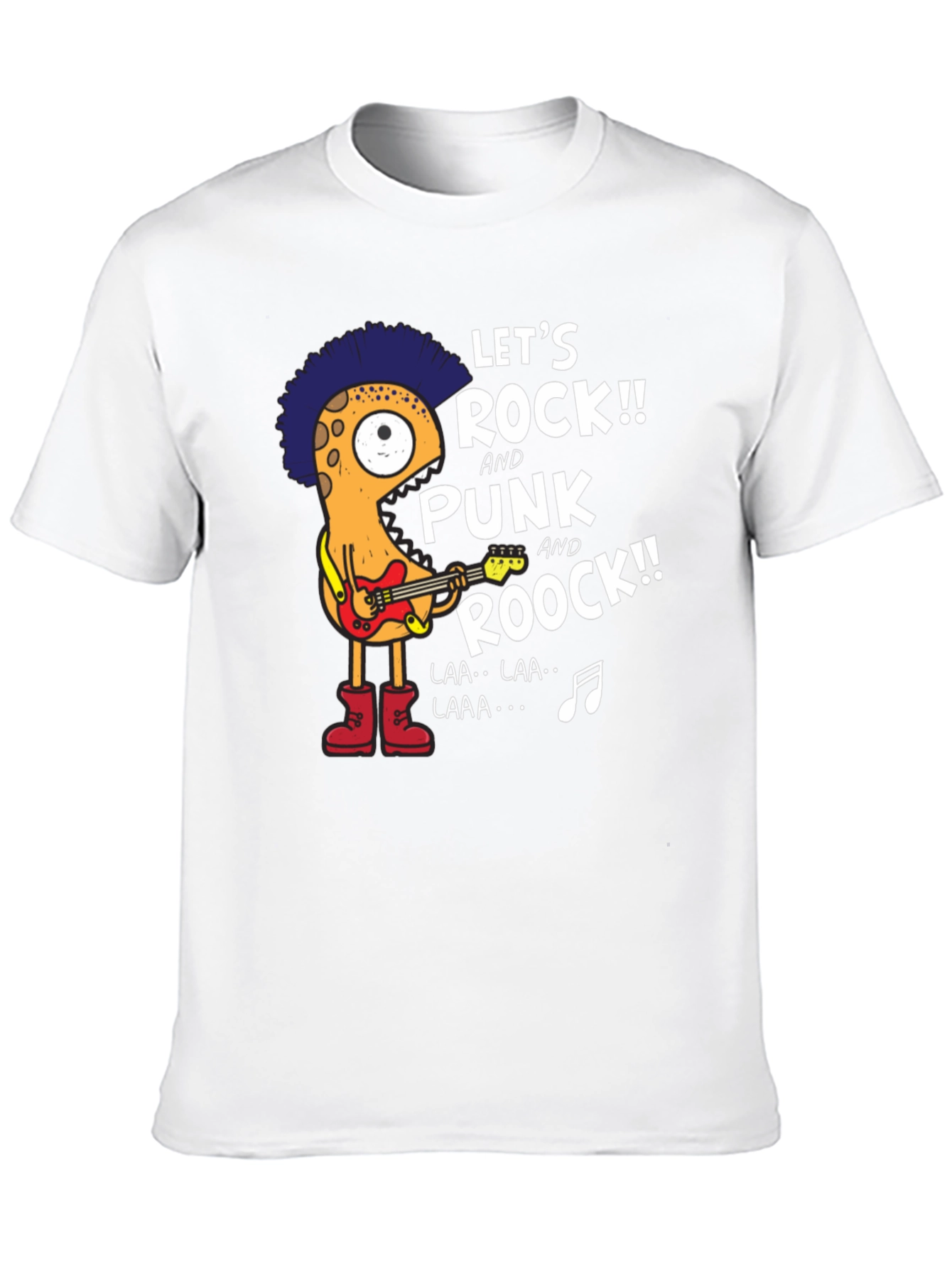 Lets Rock Punk Graphic T-Shirt