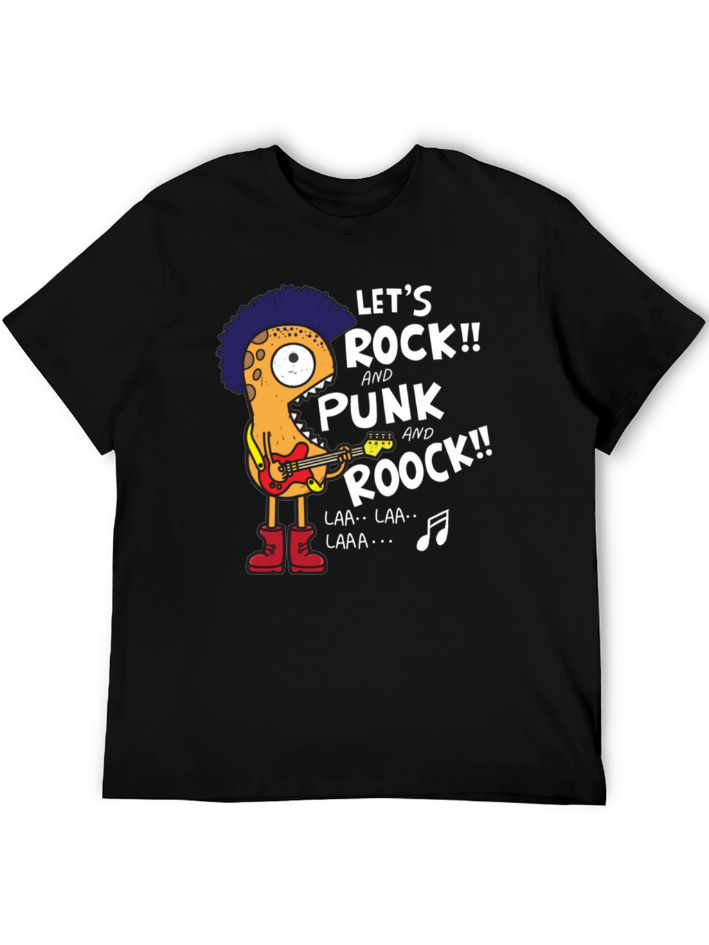 Lets Rock Punk Graphic T-Shirt