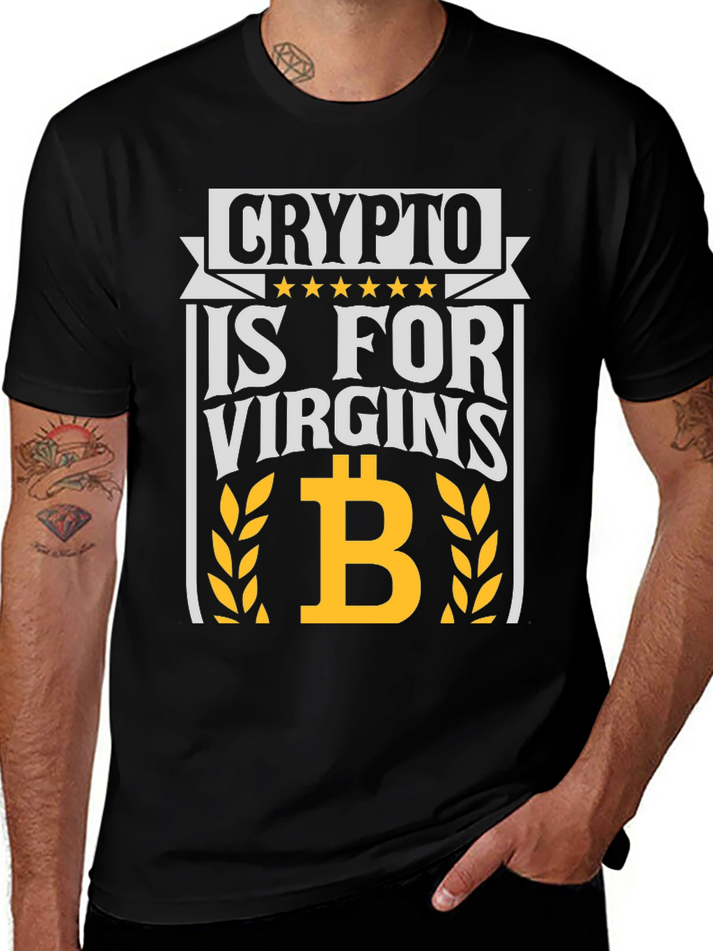 Crypto Is For Virgins Graphic Tee