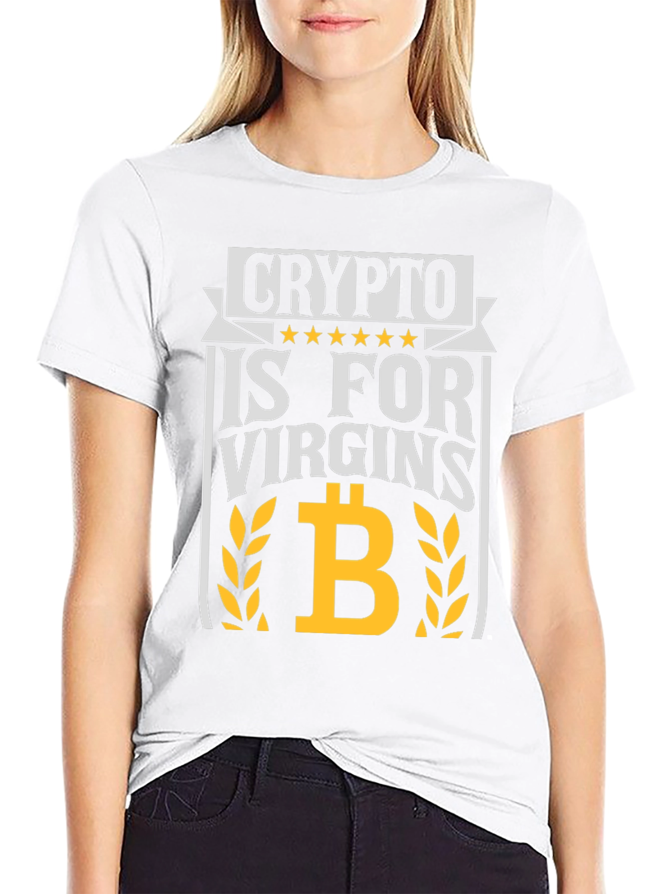Crypto Is For Virgins Graphic Tee