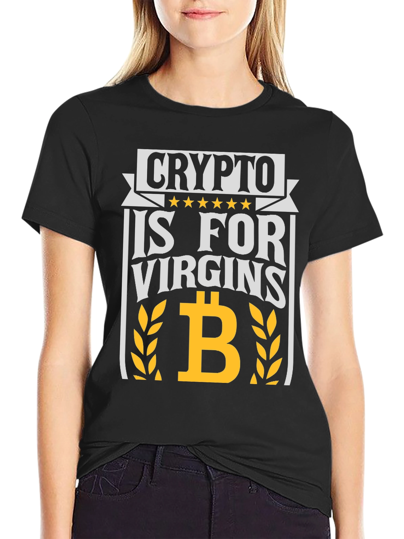Crypto Is For Virgins Graphic Tee