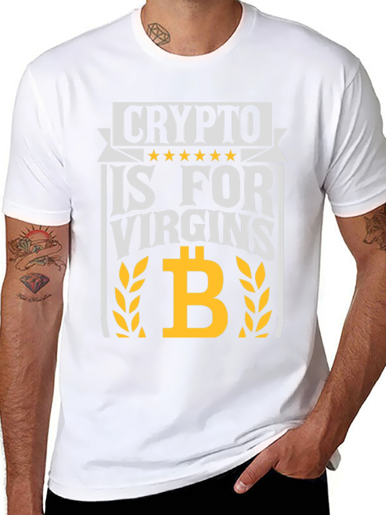 Crypto Is For Virgins Graphic Tee