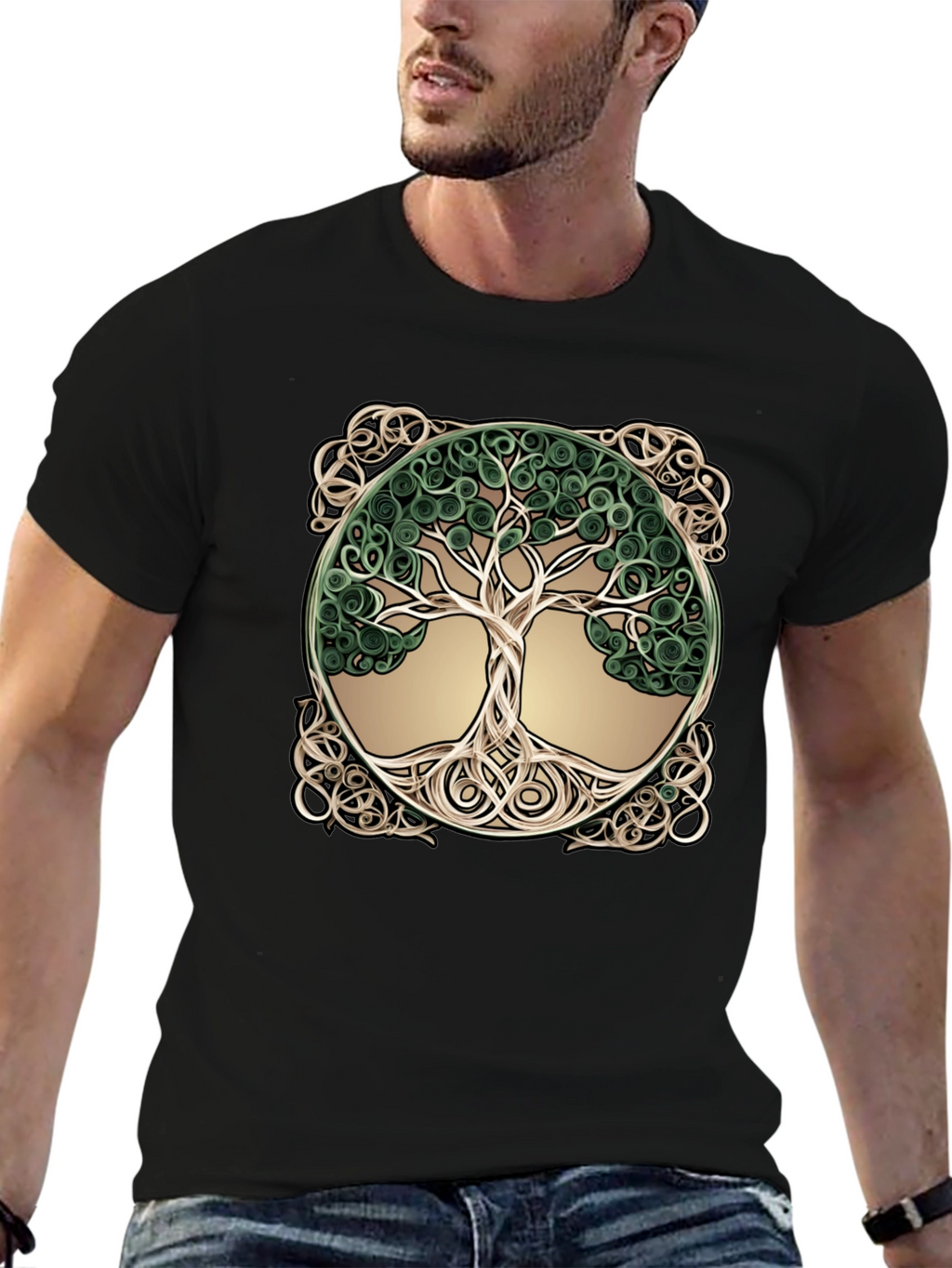Celtic Tree of Life Graphic T-Shirt