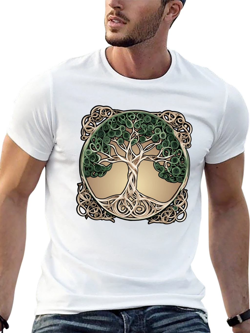 Celtic Tree of Life Graphic T-Shirt