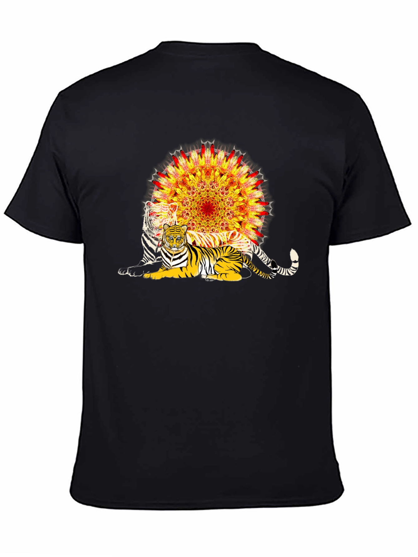 Tiger Mandala Graphic T-Shirt