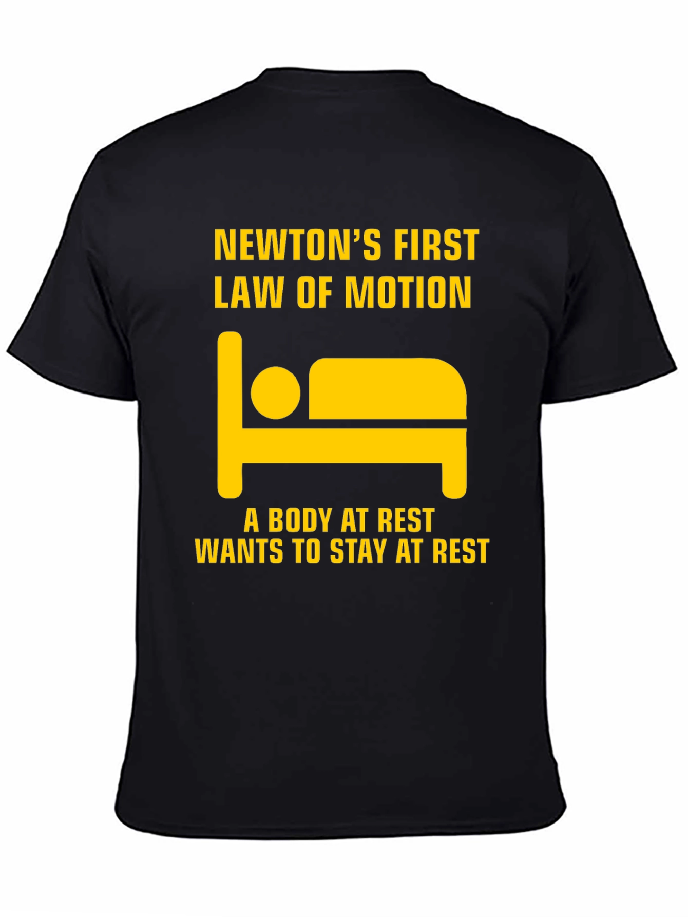 Newtons First Law T-Shirt - Body at Rest