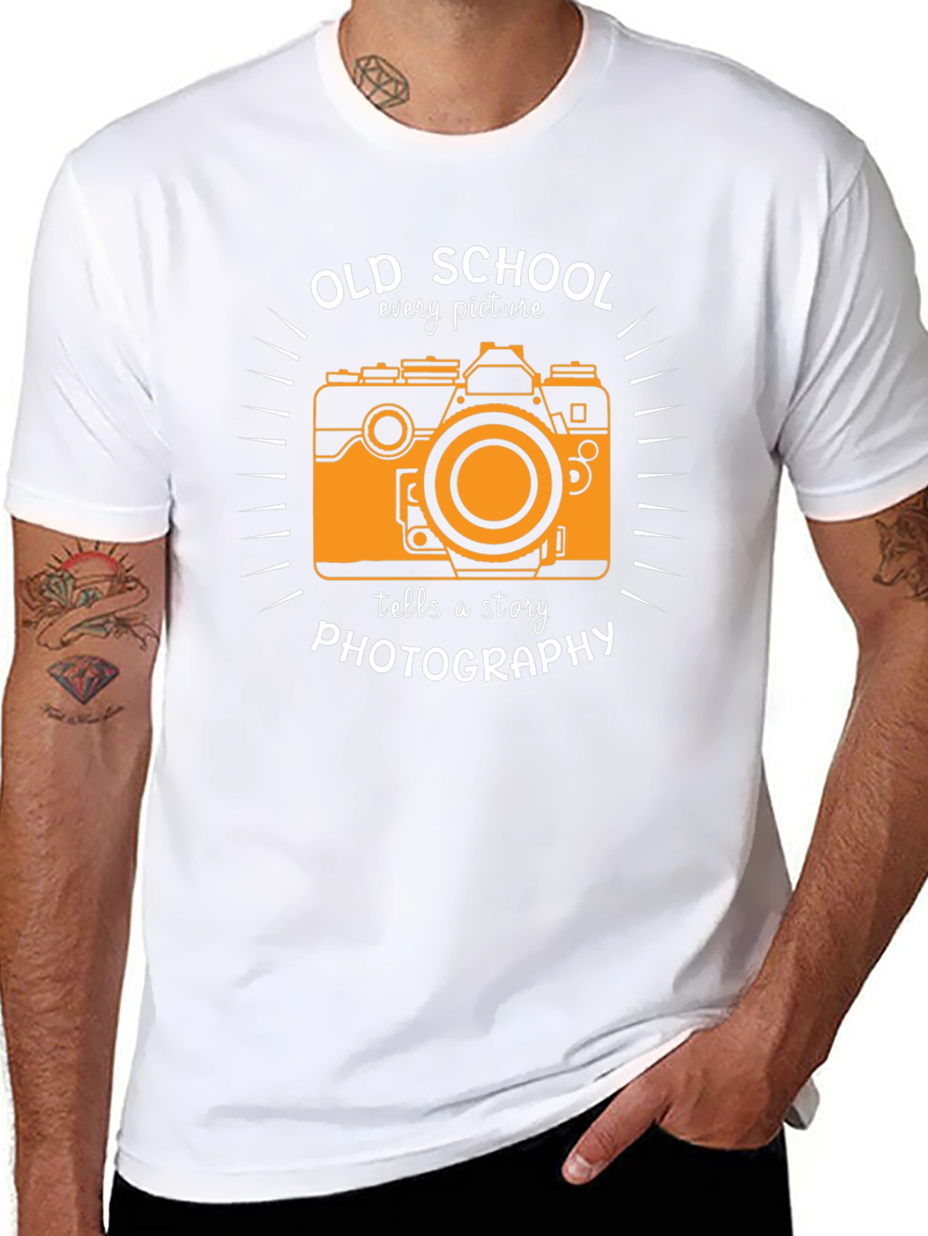 Old School Camera T-Shirt - Photography Lover Gift