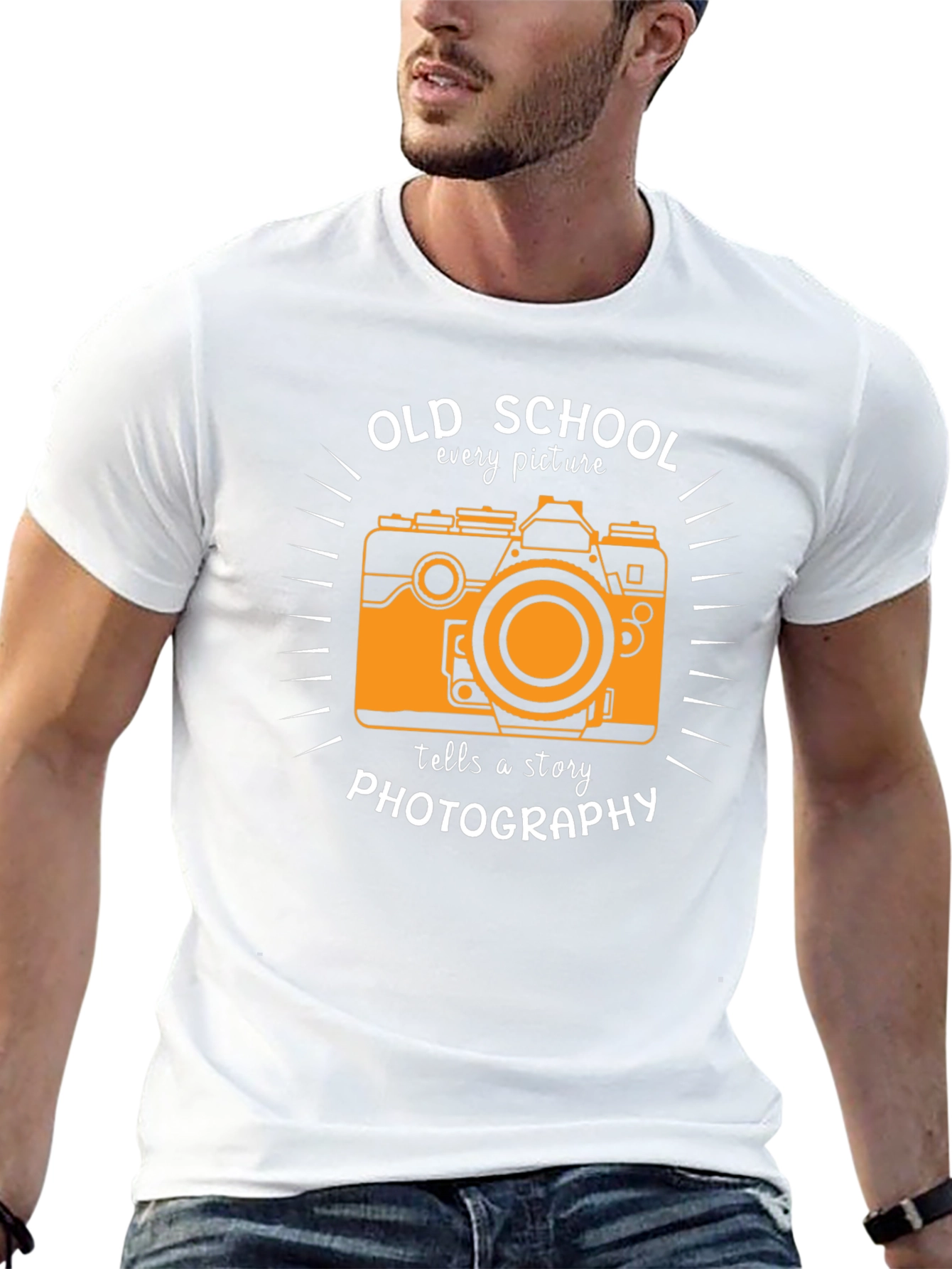 Old School Camera T-Shirt - Photography Lover Gift