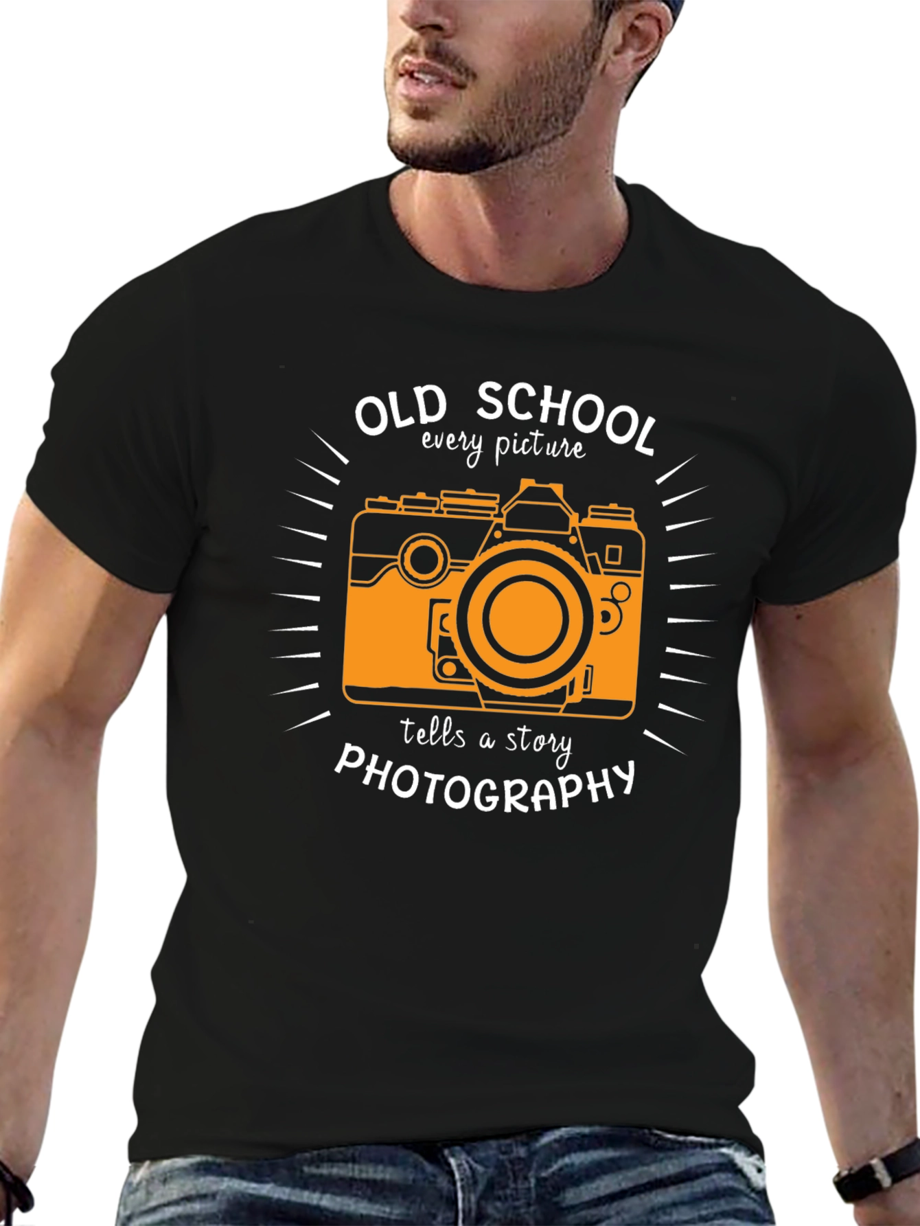 Old School Camera T-Shirt - Photography Lover Gift