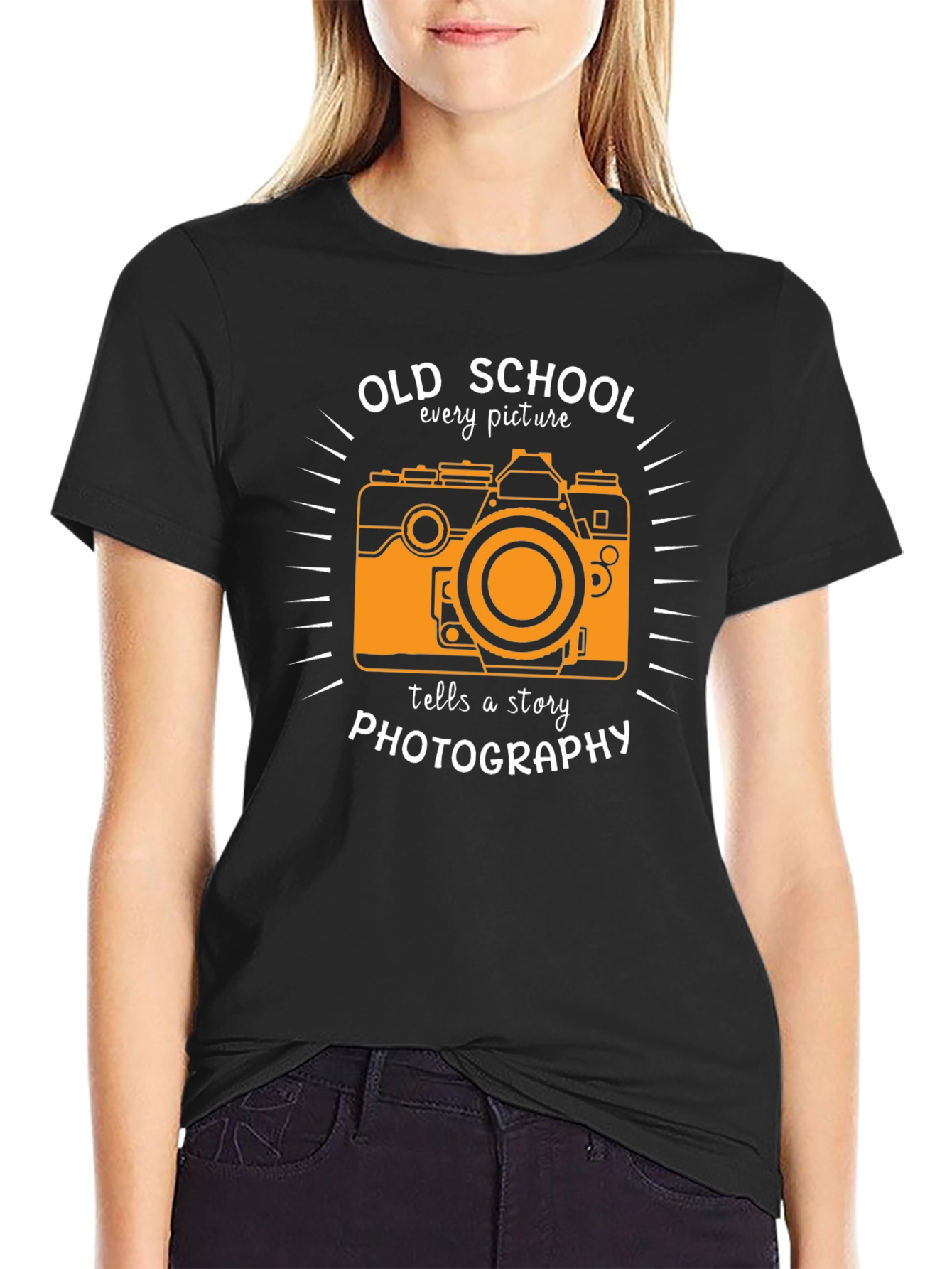 Old School Camera T-Shirt - Photography Lover Gift