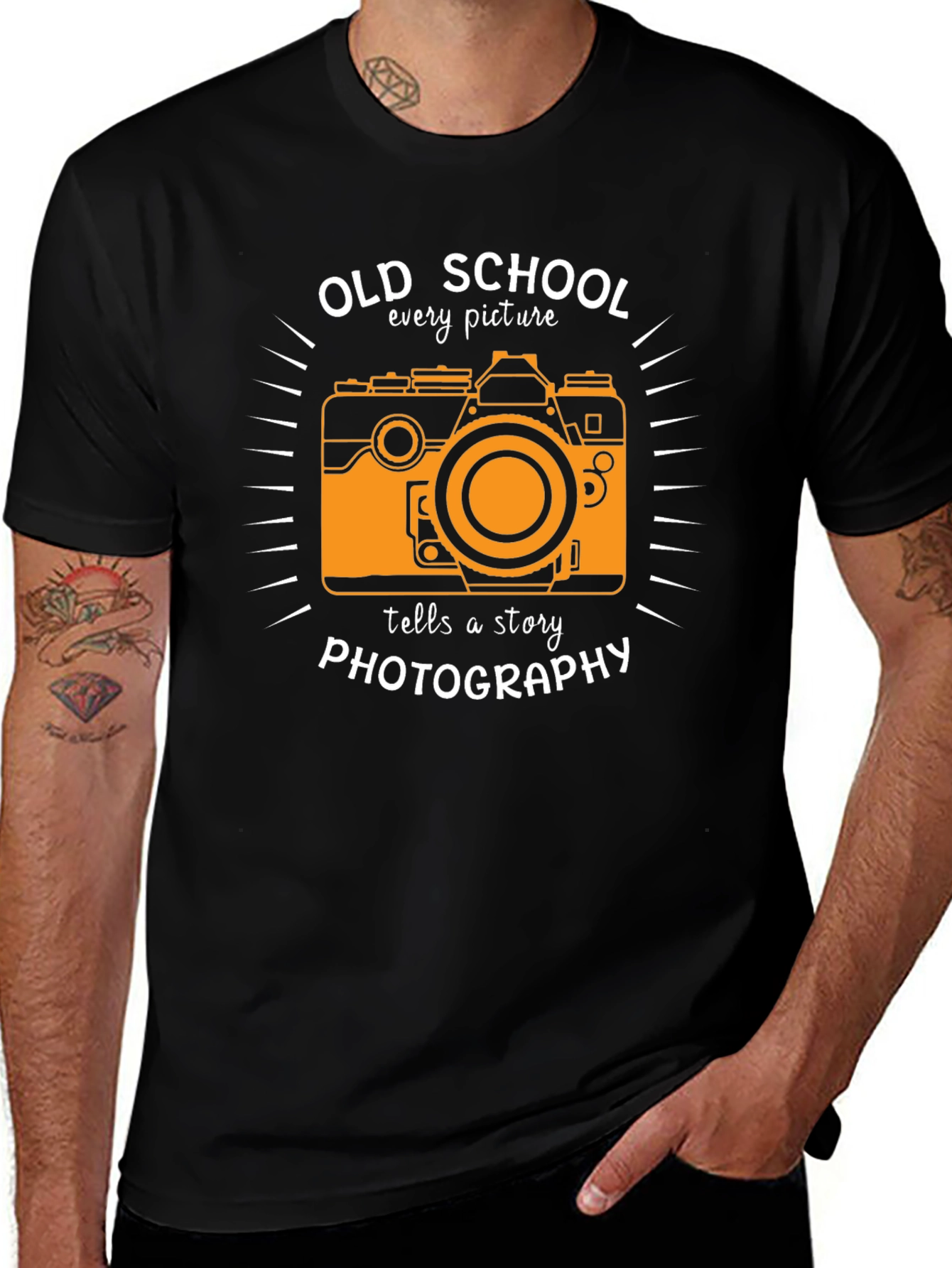 Old School Camera T-Shirt - Photography Lover Gift