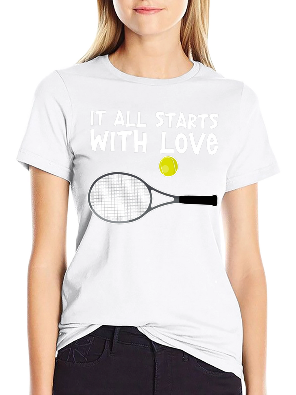 Love of Tennis Graphic T-Shirt