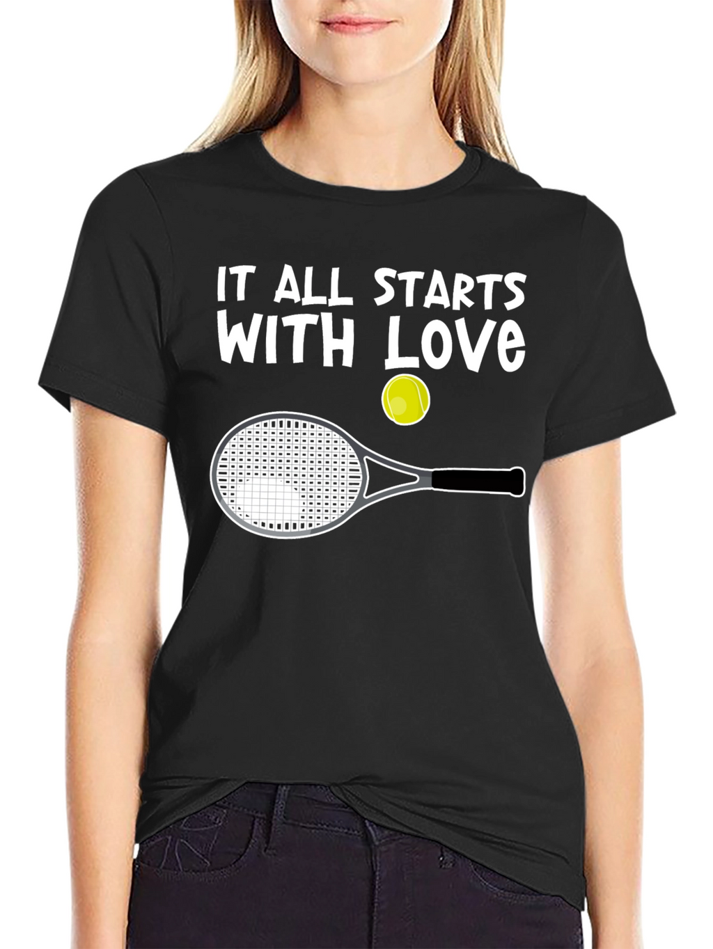 Love of Tennis Graphic T-Shirt