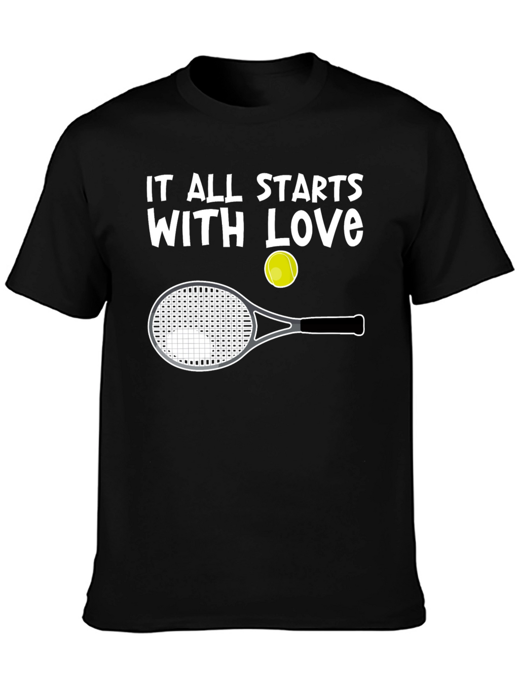 Love of Tennis Graphic T-Shirt