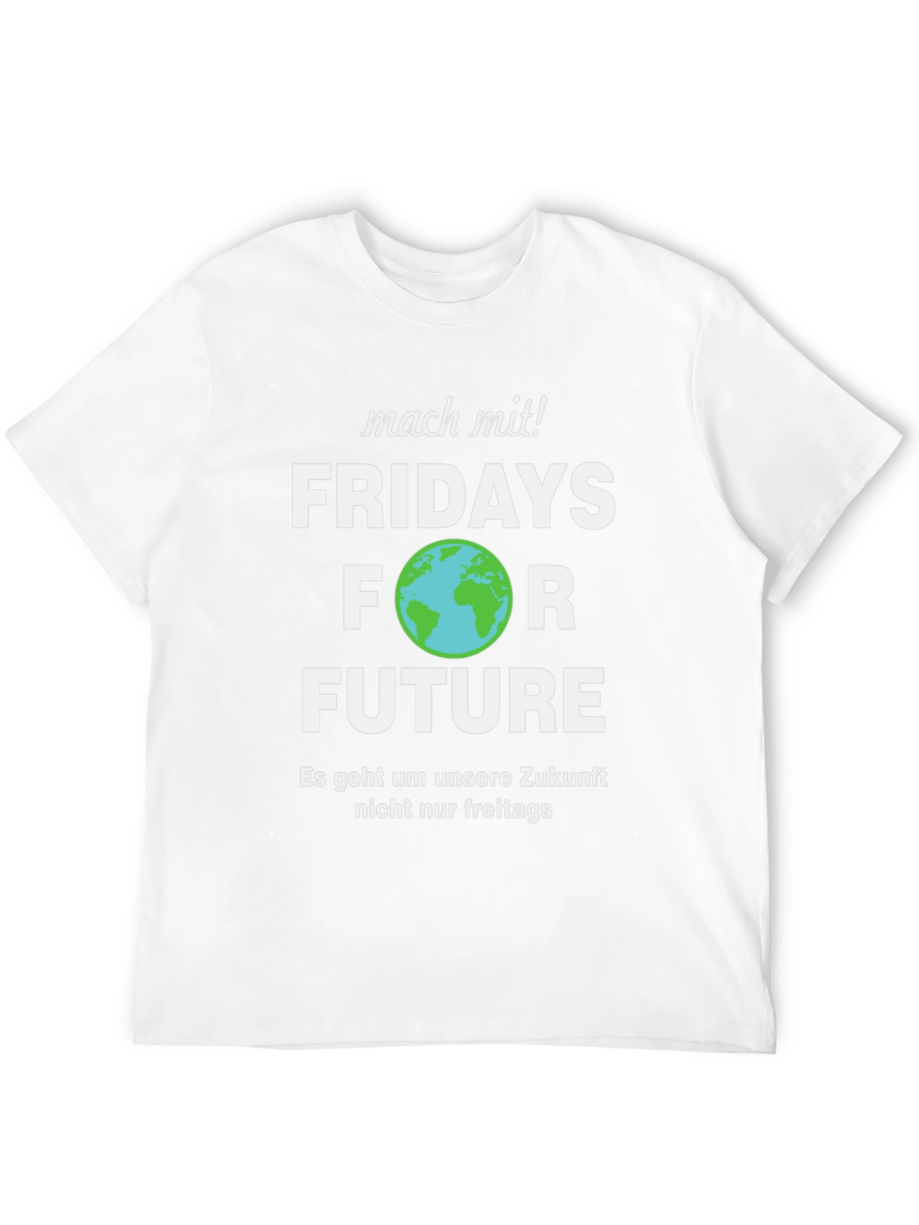Fridays For Future Graphic T-Shirt - Earth Design