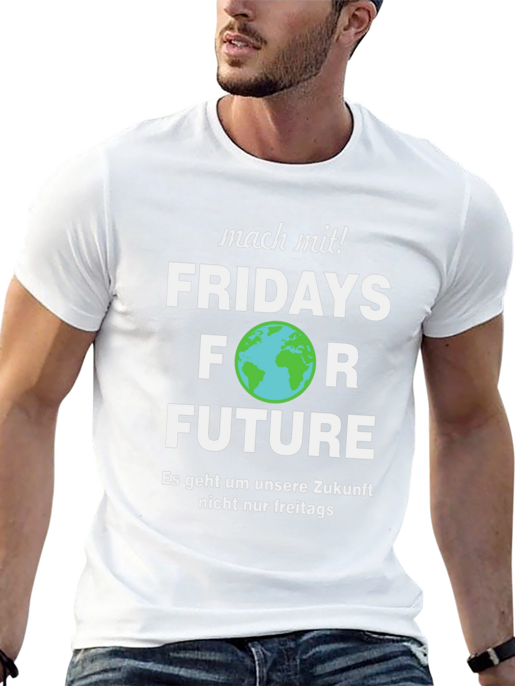 Fridays For Future Graphic T-Shirt - Earth Design