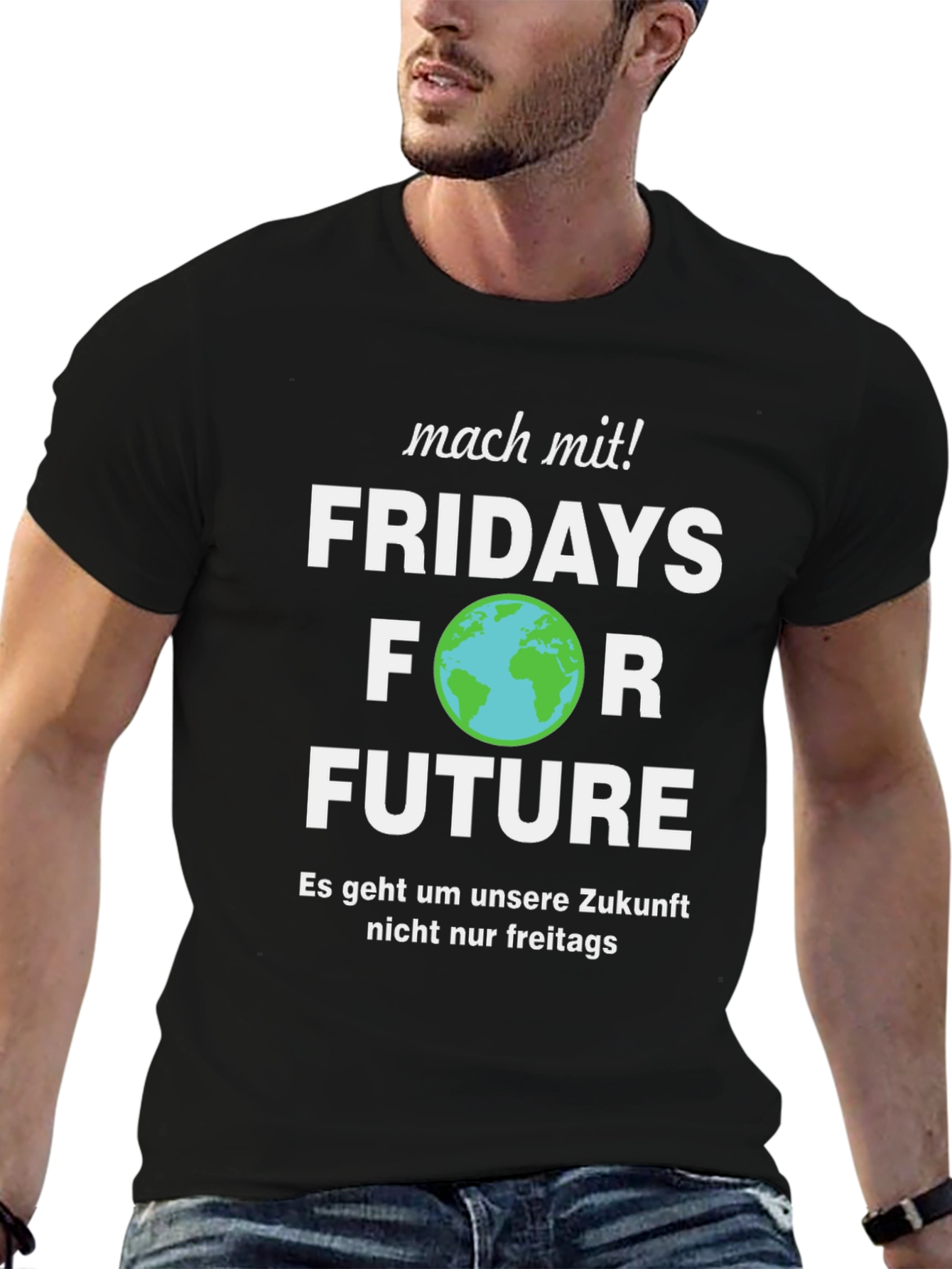 Fridays For Future Graphic T-Shirt - Earth Design