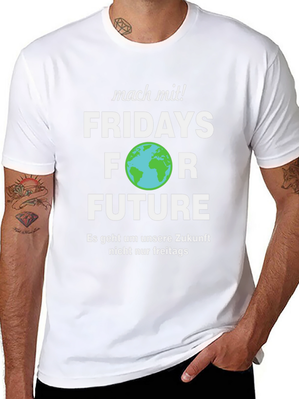Fridays For Future Graphic T-Shirt - Earth Design