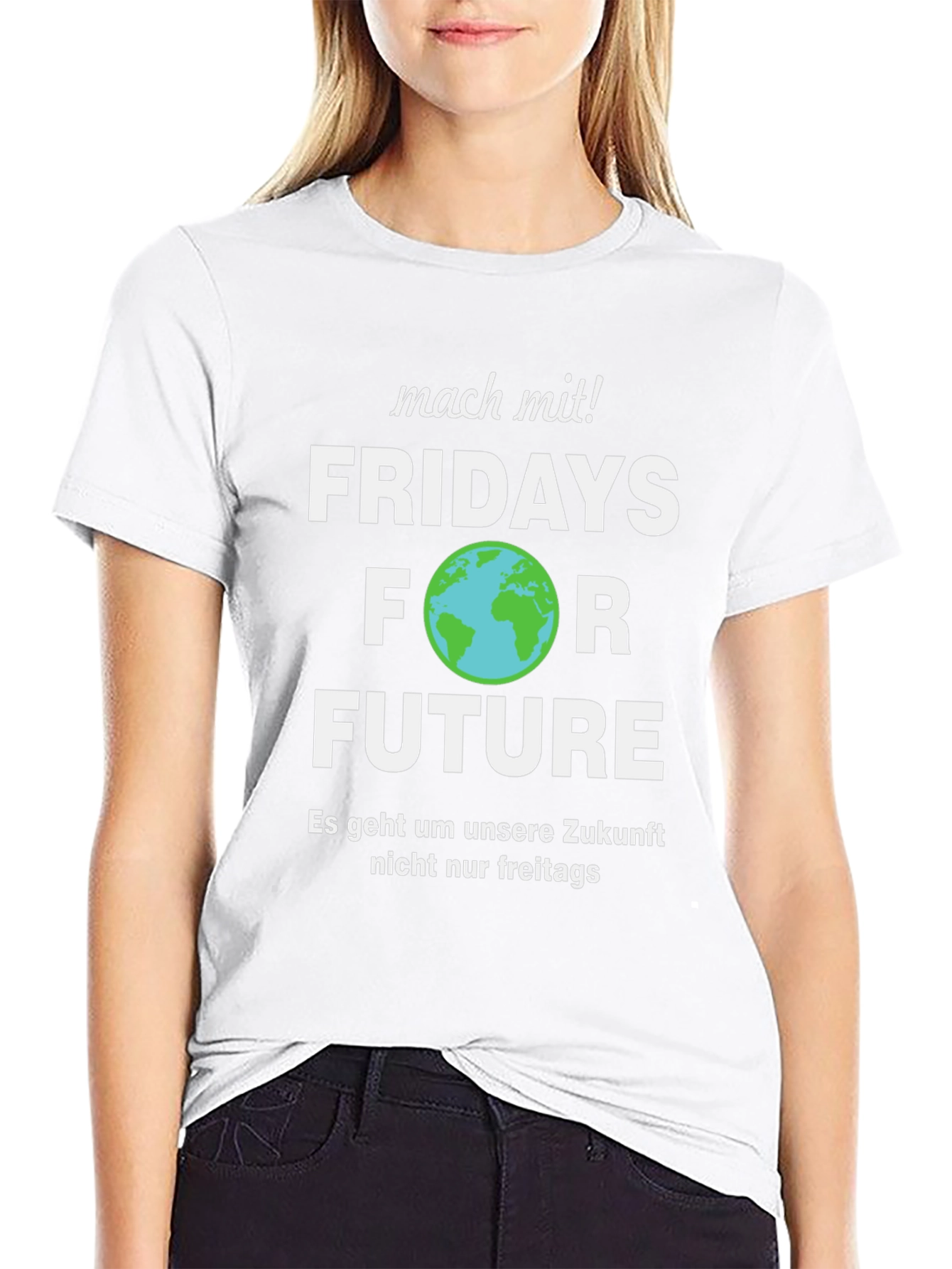 Fridays For Future Graphic T-Shirt - Earth Design