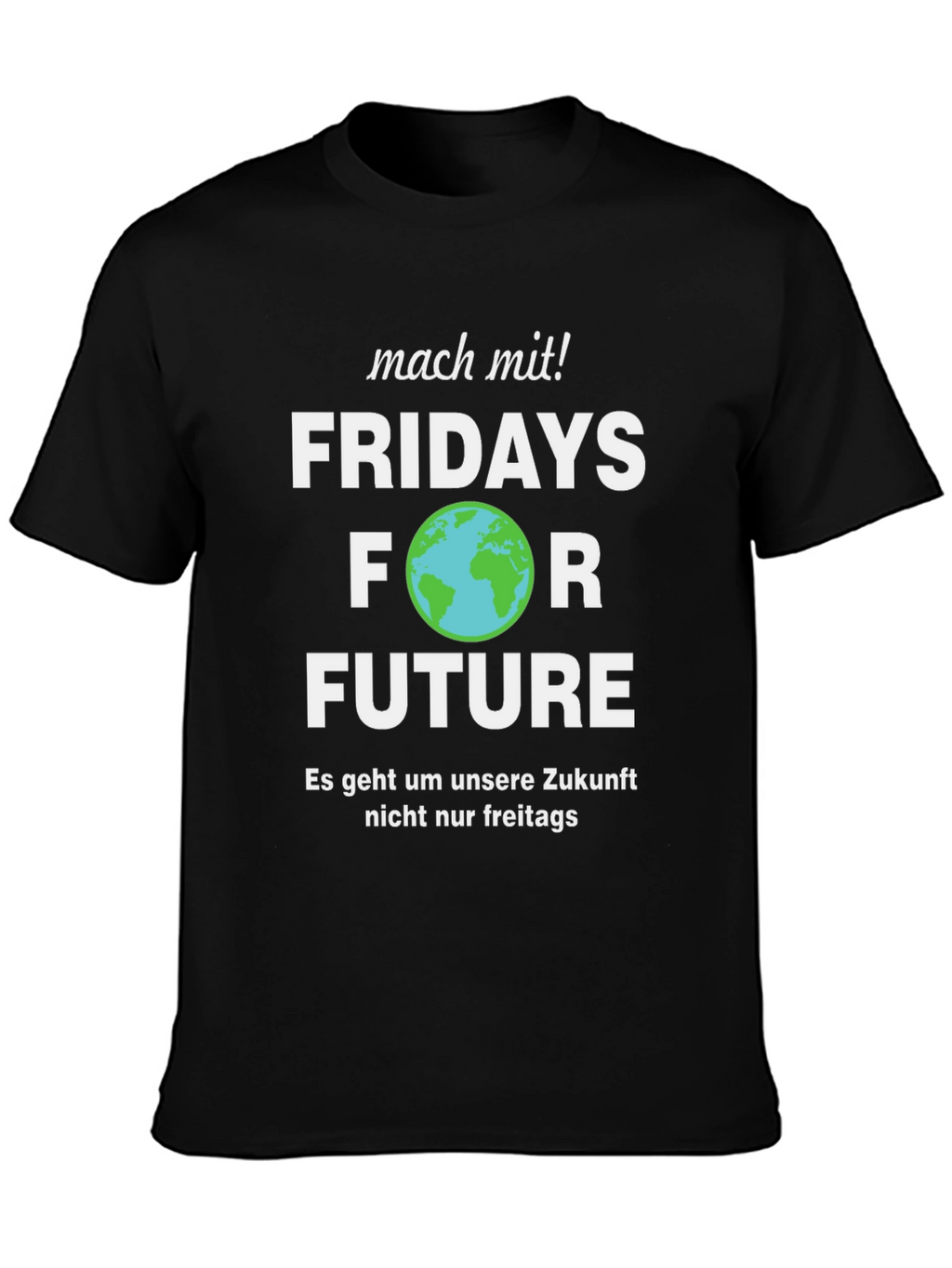 Fridays For Future Graphic T-Shirt - Earth Design