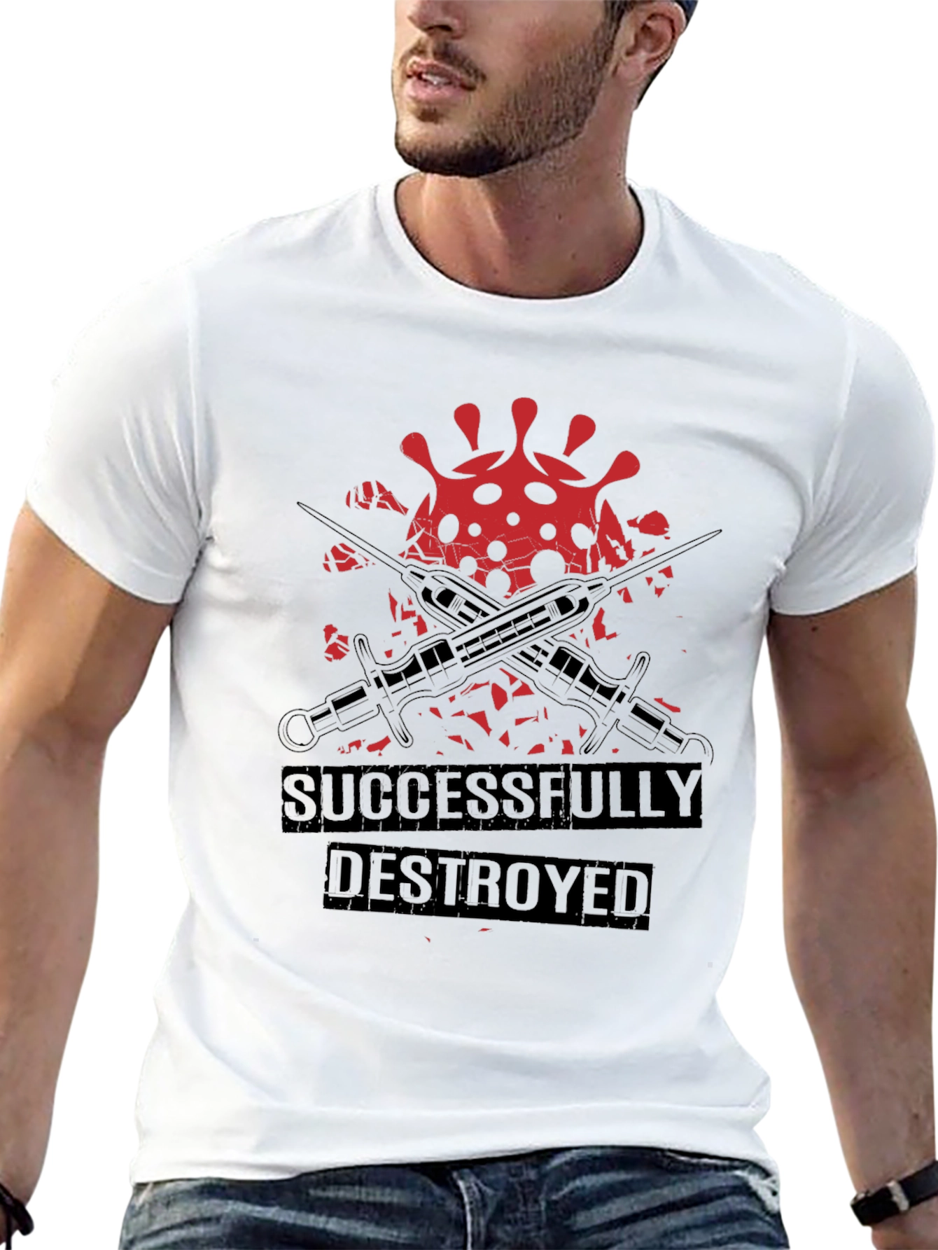 Successfully Destroyed Virus Graphic Tee