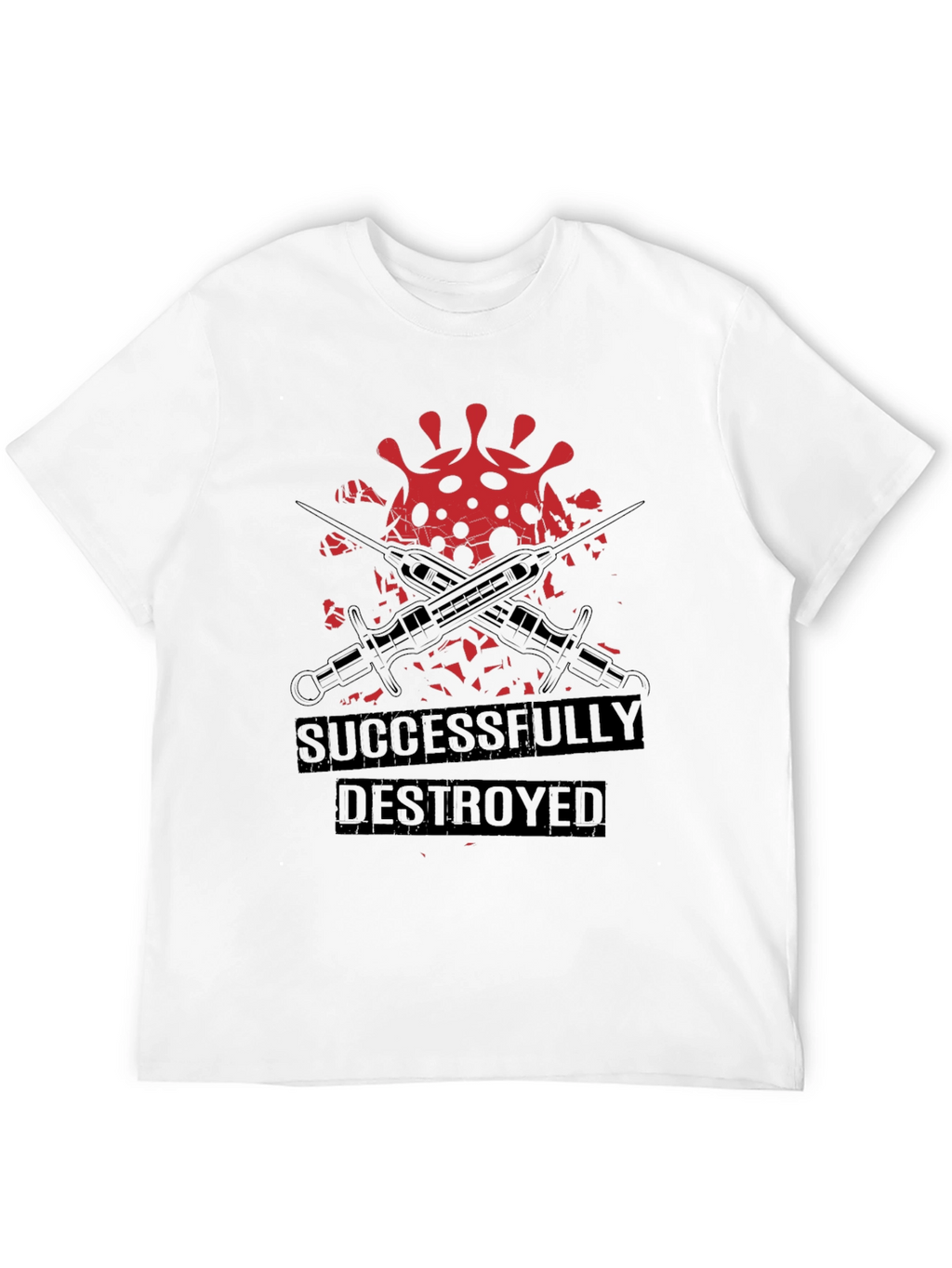 Successfully Destroyed Virus Graphic Tee