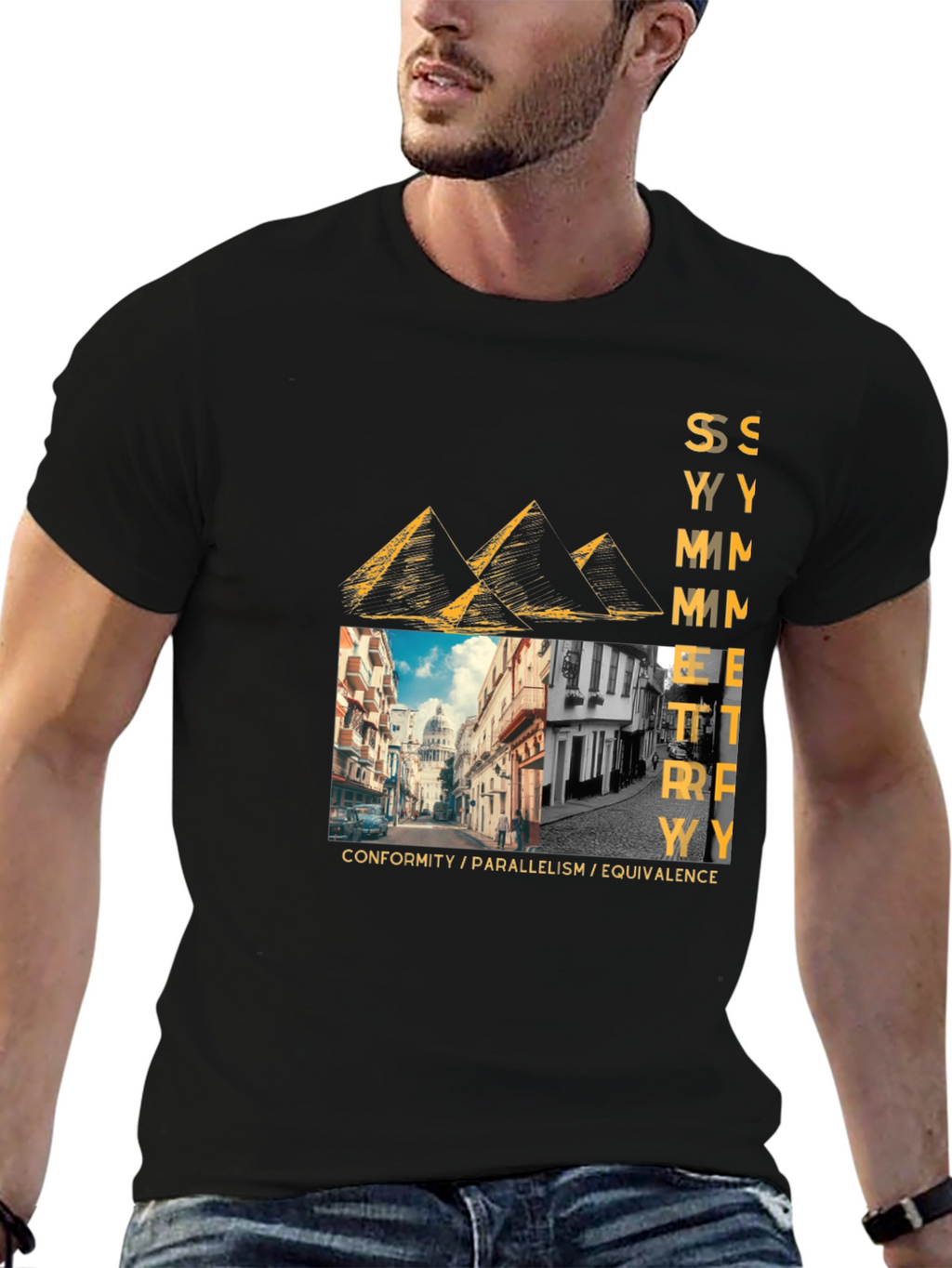 Symmetry Graphic Print T-Shirt