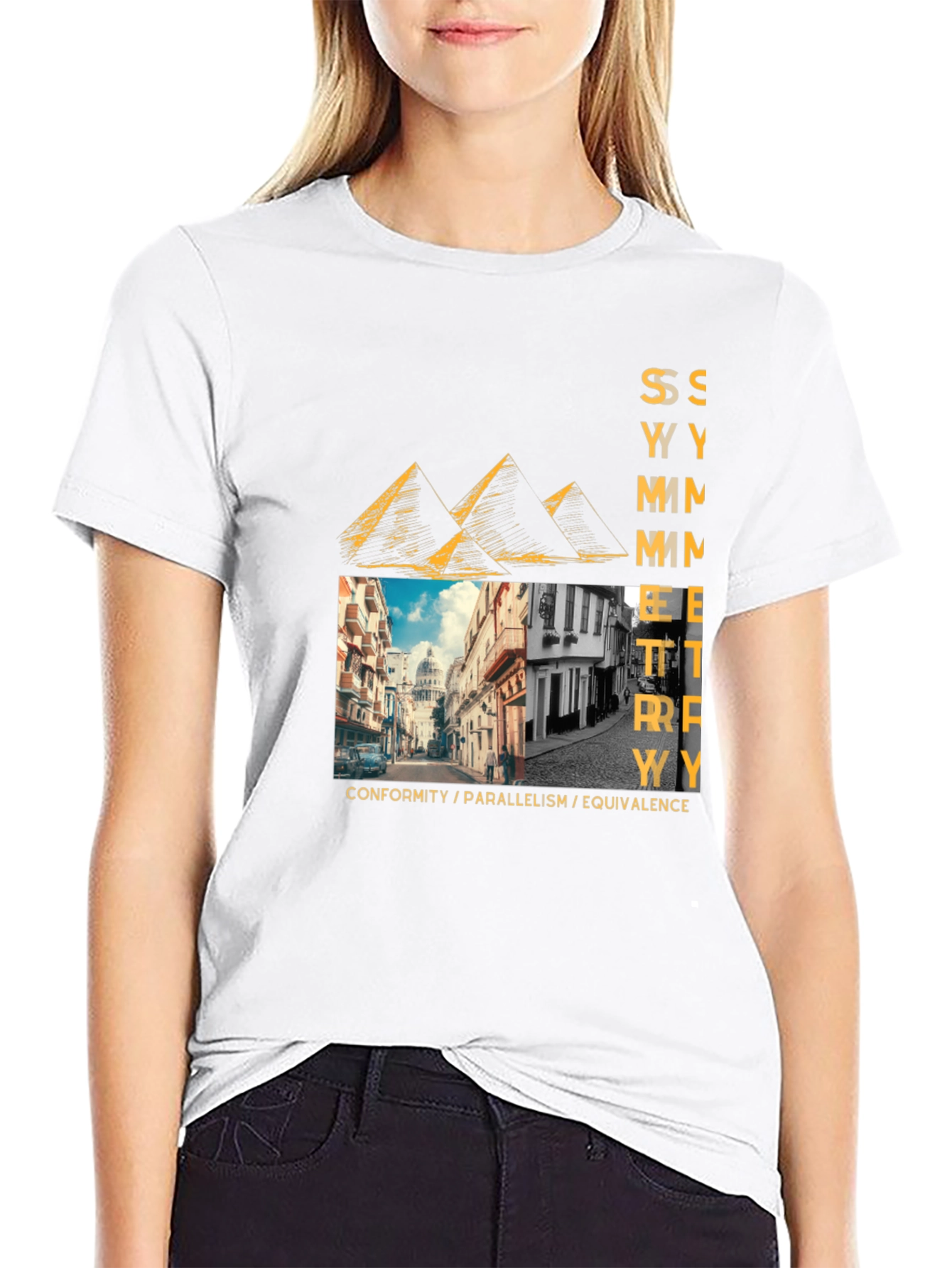 Symmetry Graphic Print T-Shirt