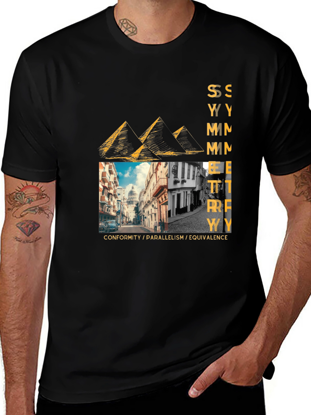 Symmetry Graphic Print T-Shirt