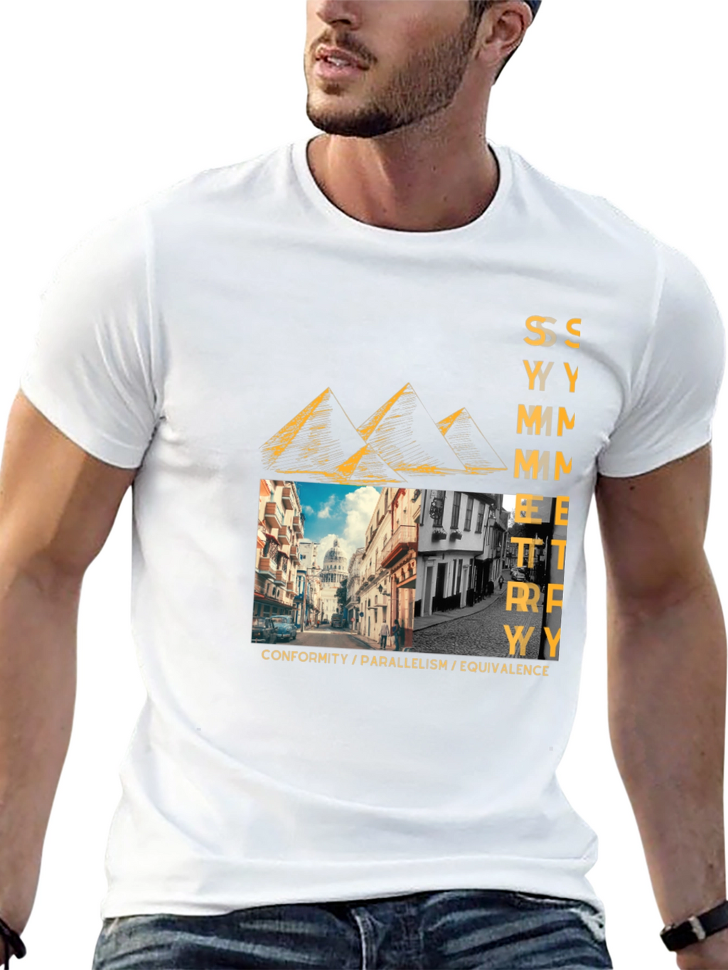 Symmetry Graphic Print T-Shirt
