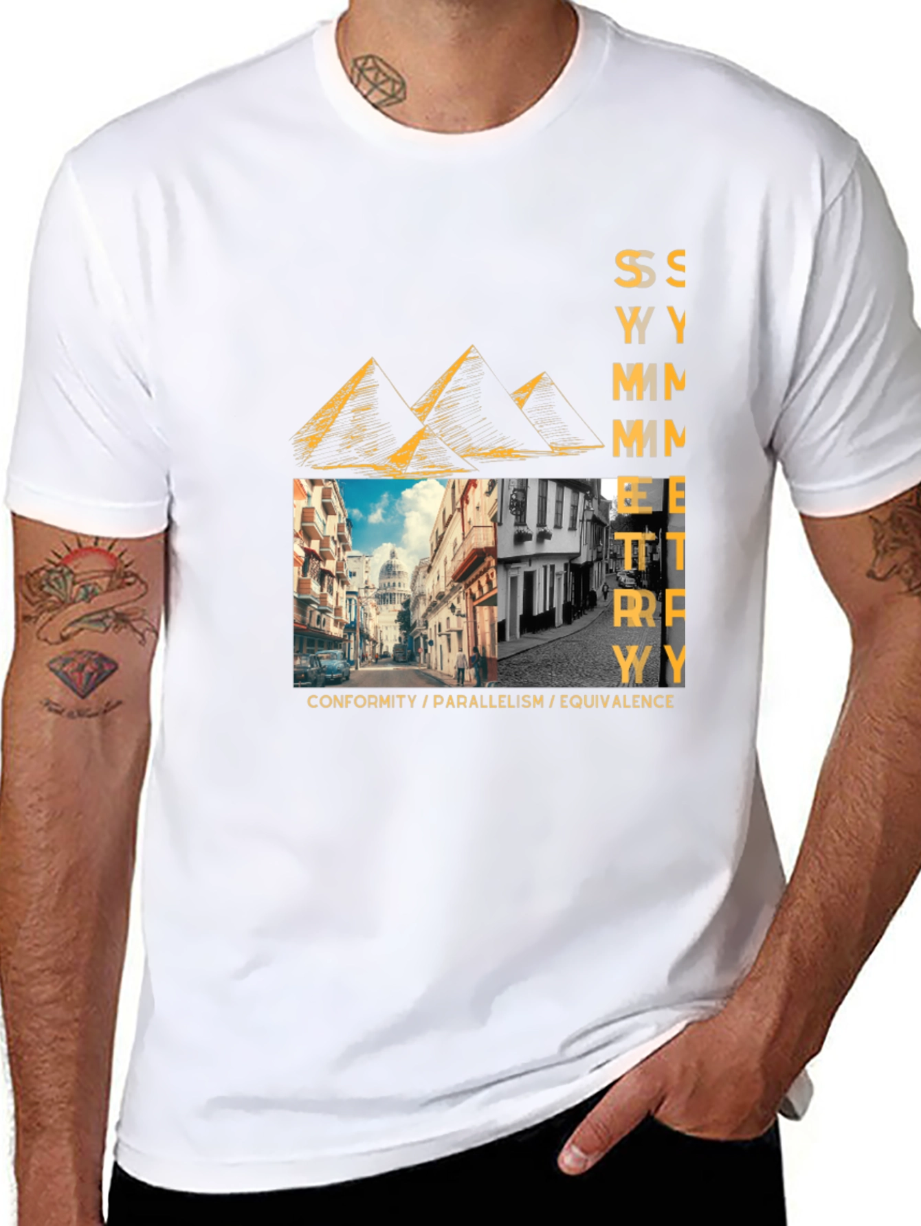 Symmetry Graphic Print T-Shirt