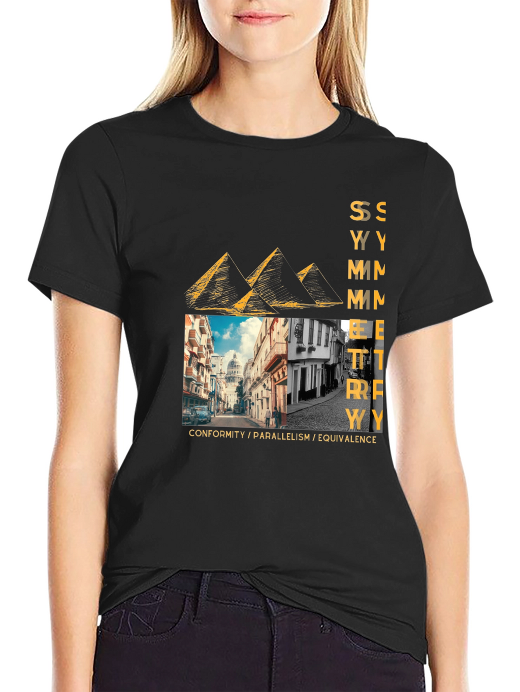 Symmetry Graphic Print T-Shirt