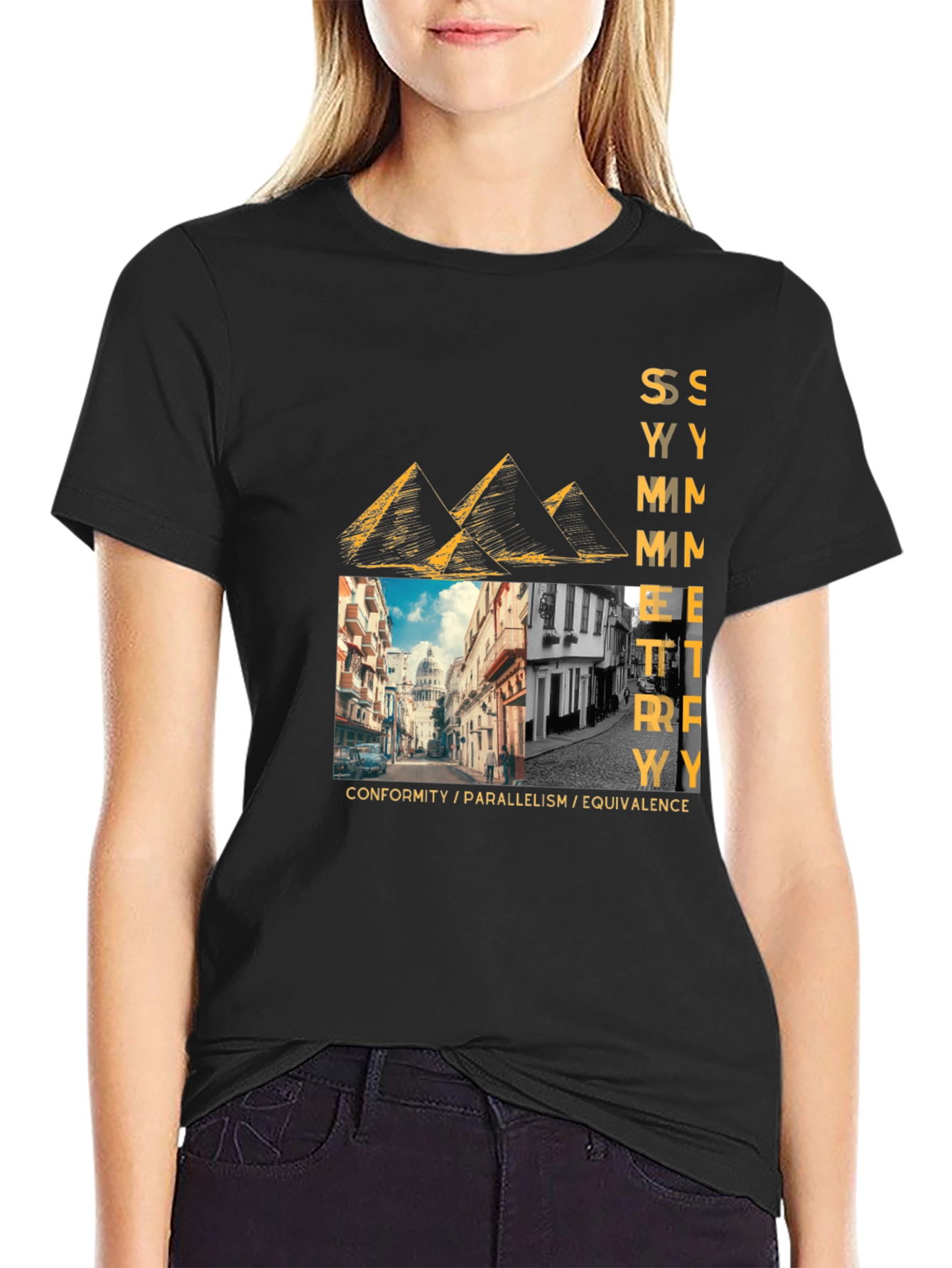 Symmetry Graphic Print T-Shirt