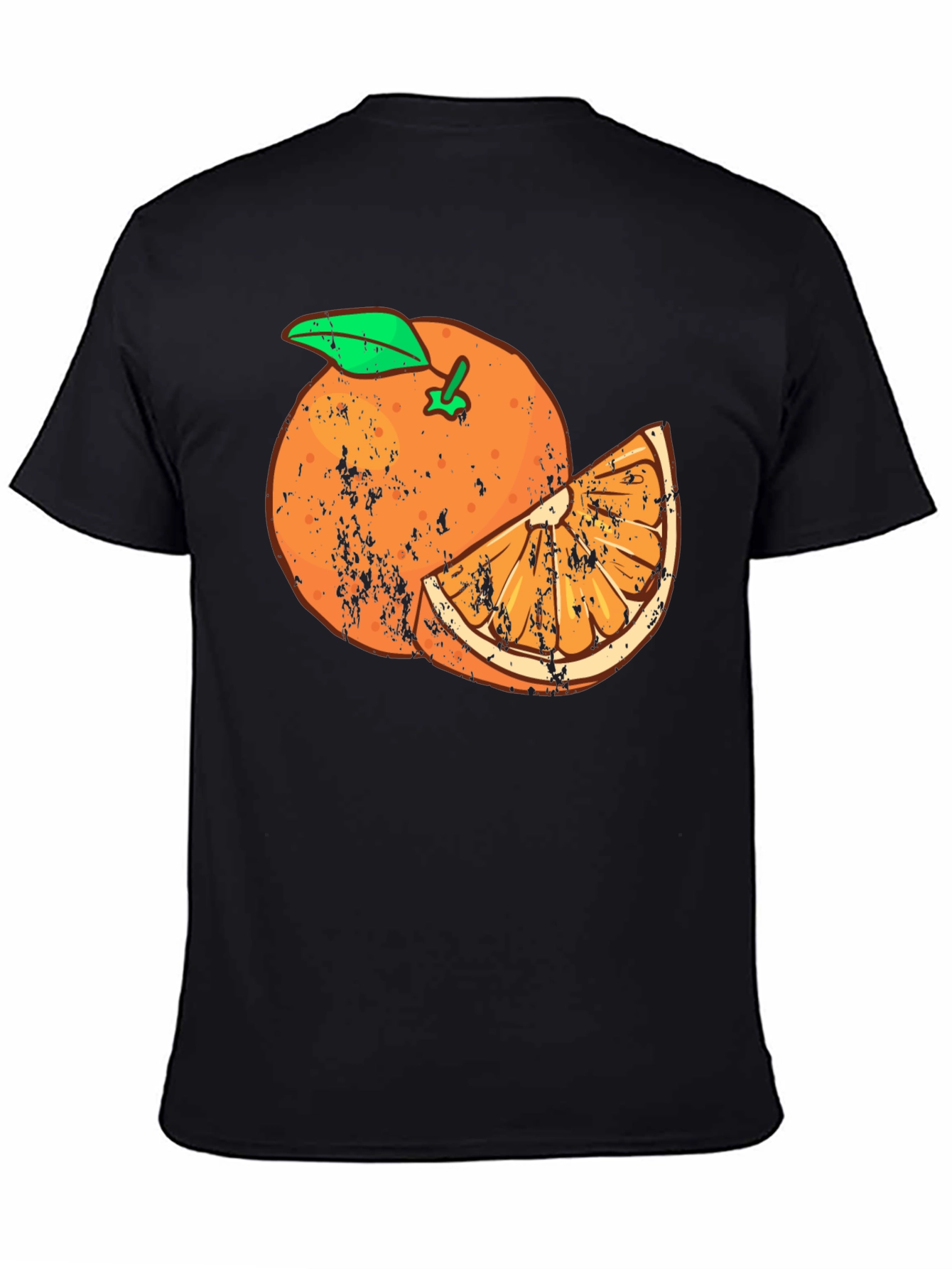 Orange Slice Graphic Tee - Stylish Fruit Design T-Shirt
