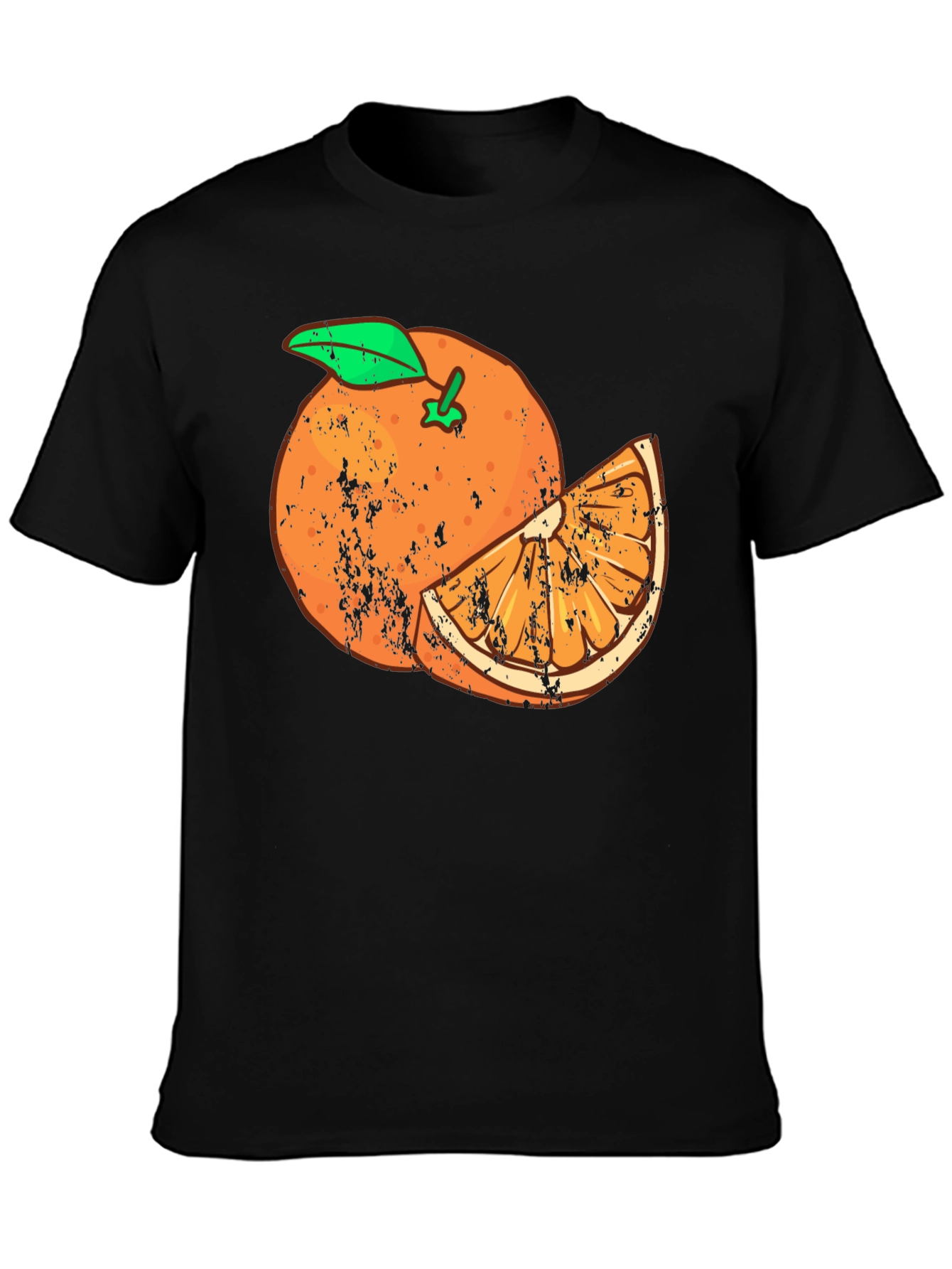 Orange Slice Graphic Tee - Stylish Fruit Design T-Shirt