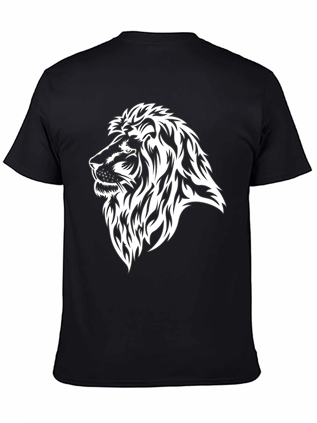Lion Graphic Black T-Shirt