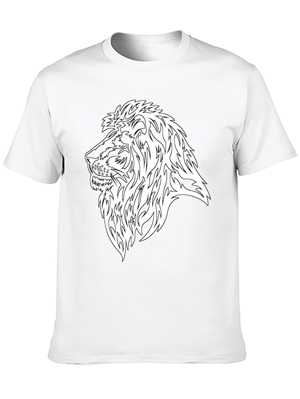 Lion Graphic Black T-Shirt