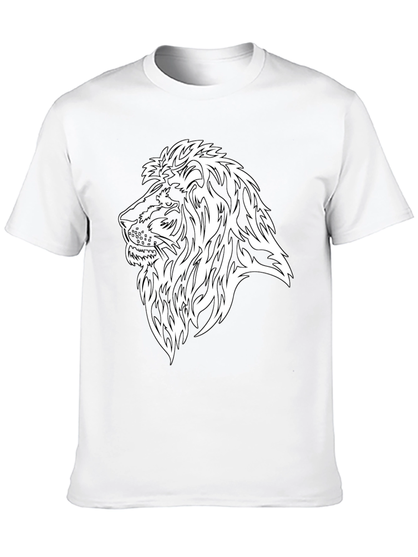 Lion Graphic Black T-Shirt