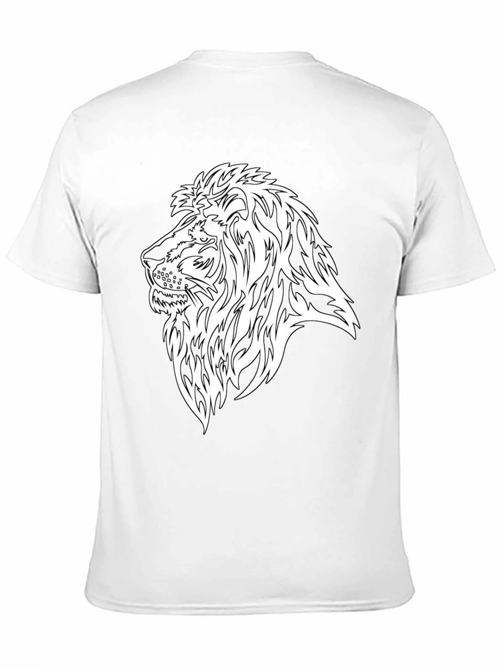 Lion Graphic Black T-Shirt