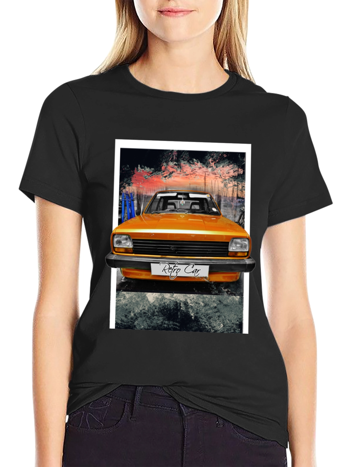 Retro Car Graphic T-Shirt - Cool Vintage Style