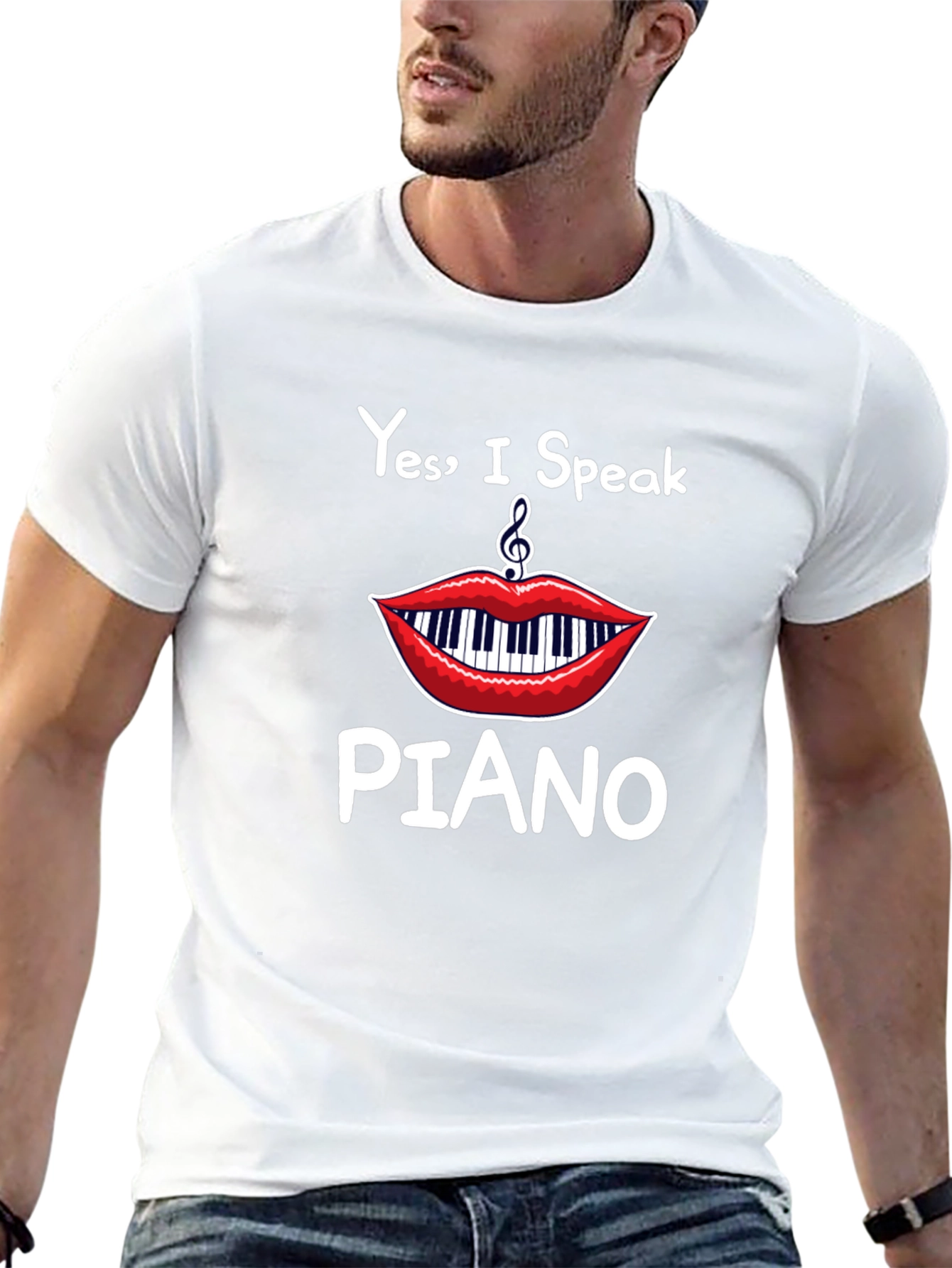 Yes I Speak Piano T-Shirt - Musician Apparel
