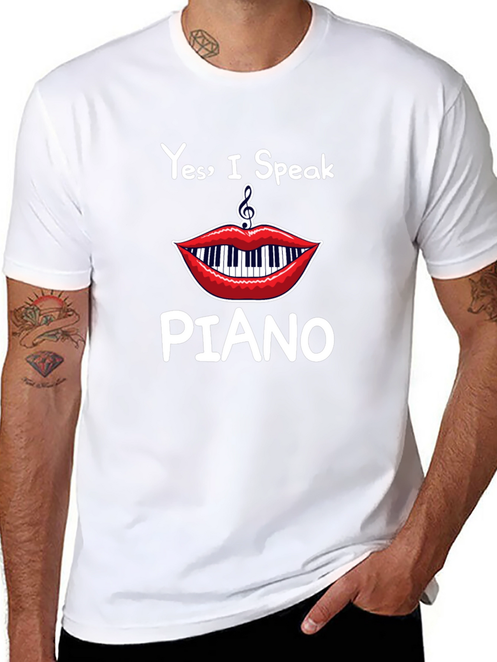 Yes I Speak Piano T-Shirt - Musician Apparel