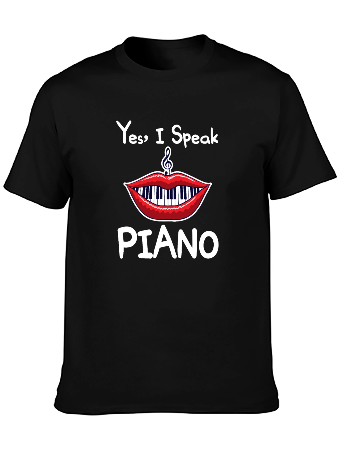 Yes I Speak Piano T-Shirt - Musician Apparel