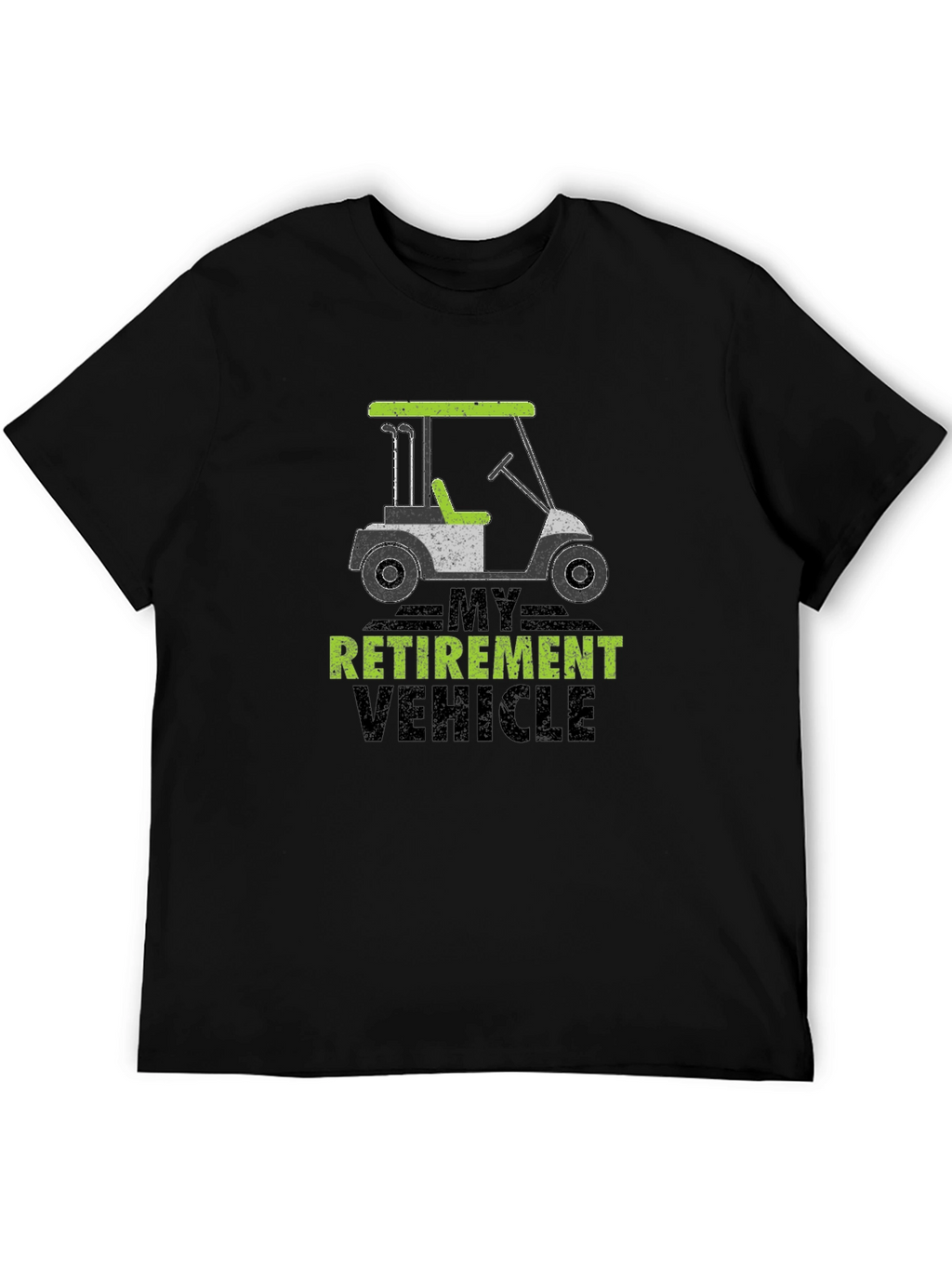 Retirement Vehicle Graphic Tee - Golf Cart T-Shirt