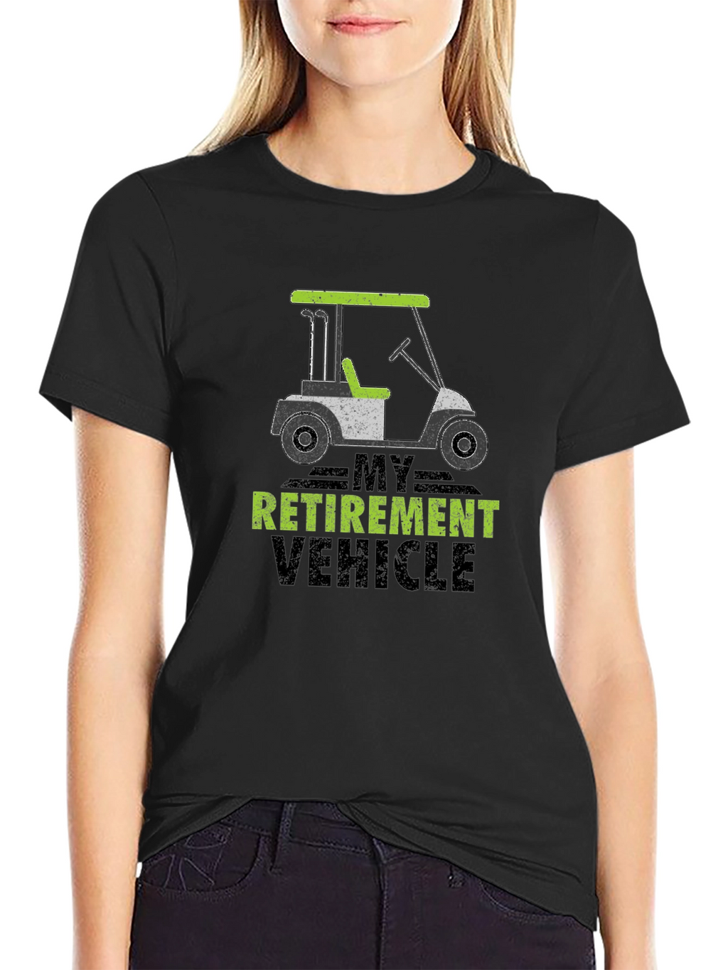Retirement Vehicle Graphic Tee - Golf Cart T-Shirt