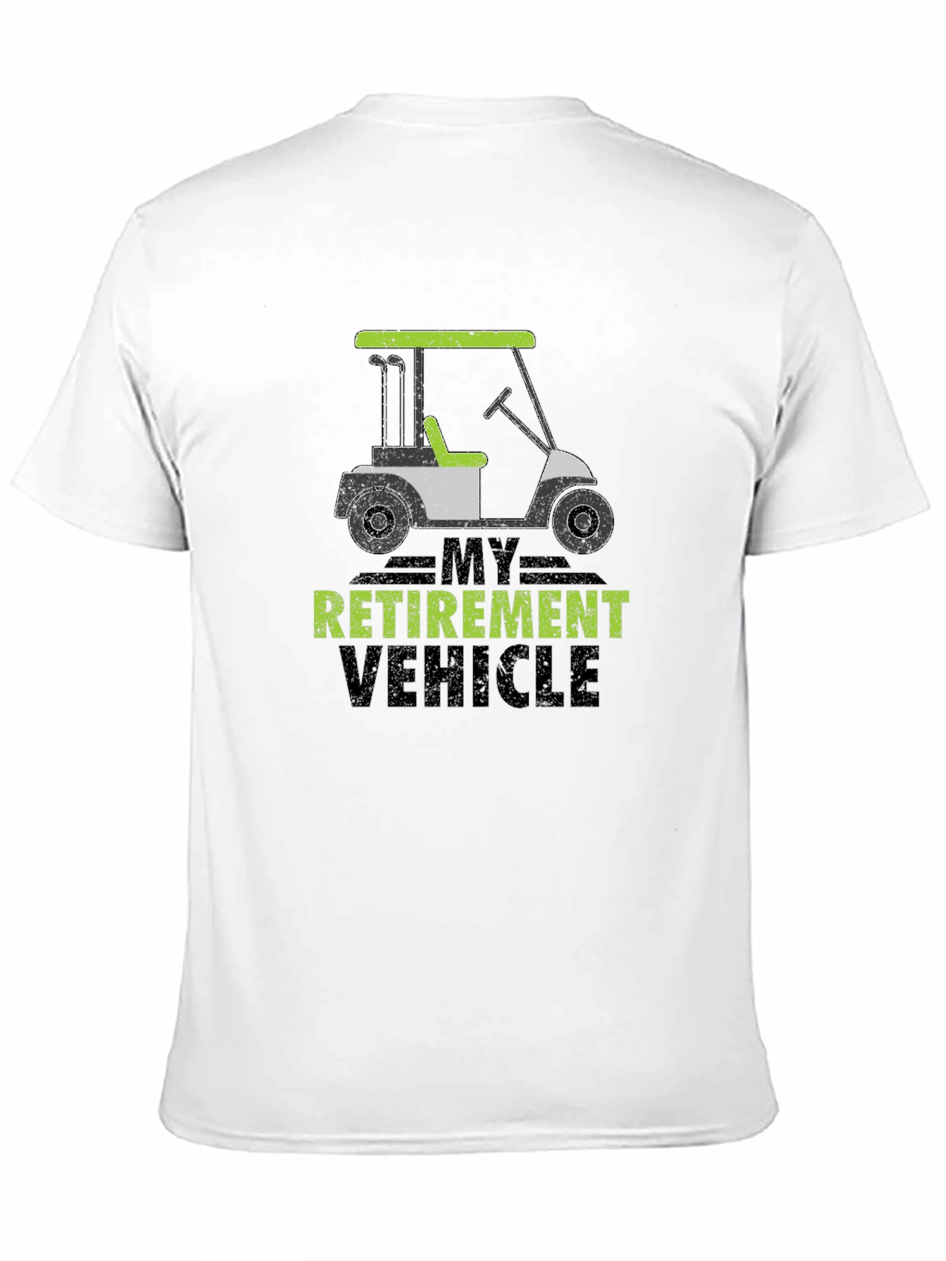 Retirement Vehicle Graphic Tee - Golf Cart T-Shirt