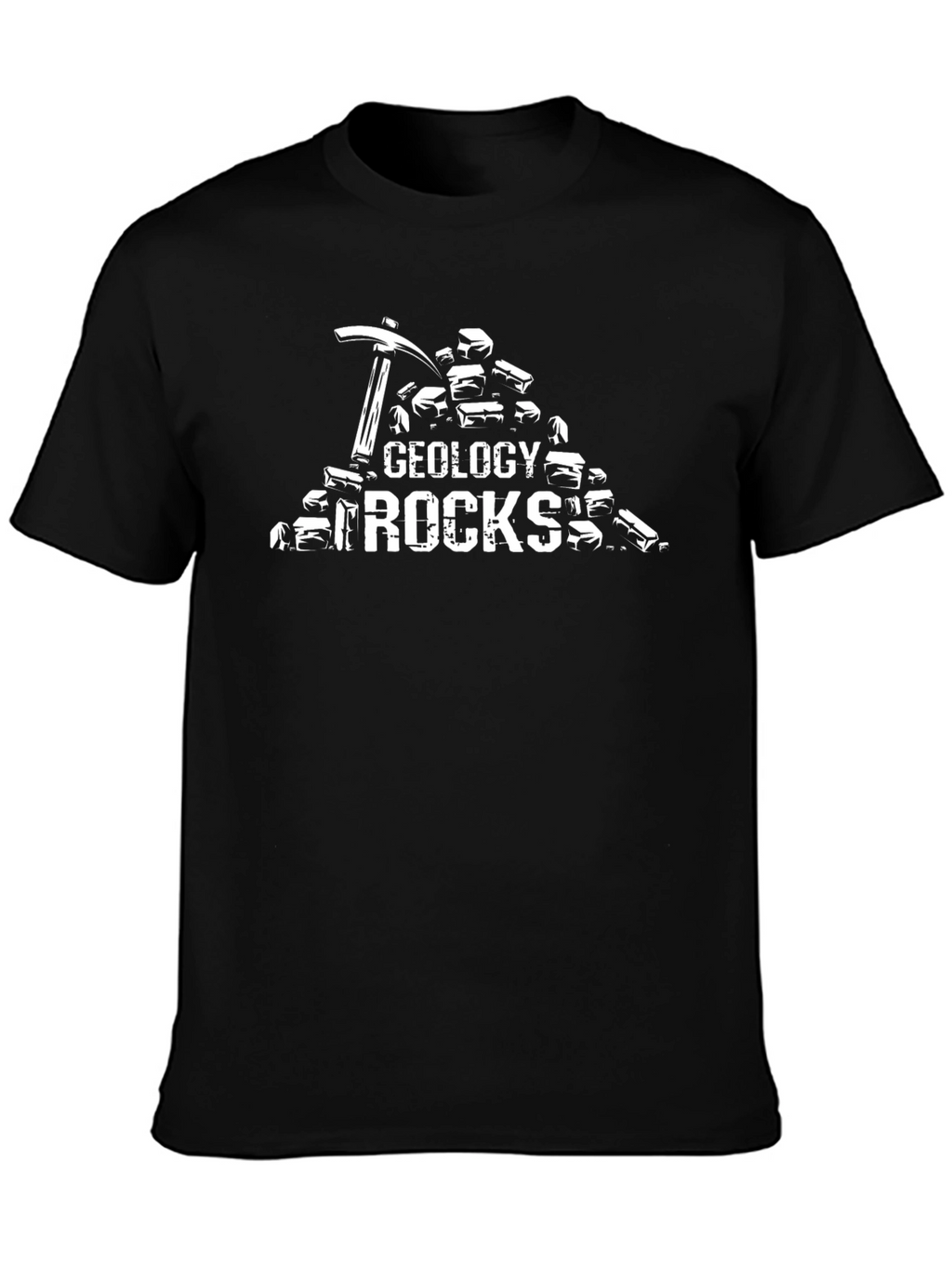 Geology Rocks Graphic T-Shirt - Black
