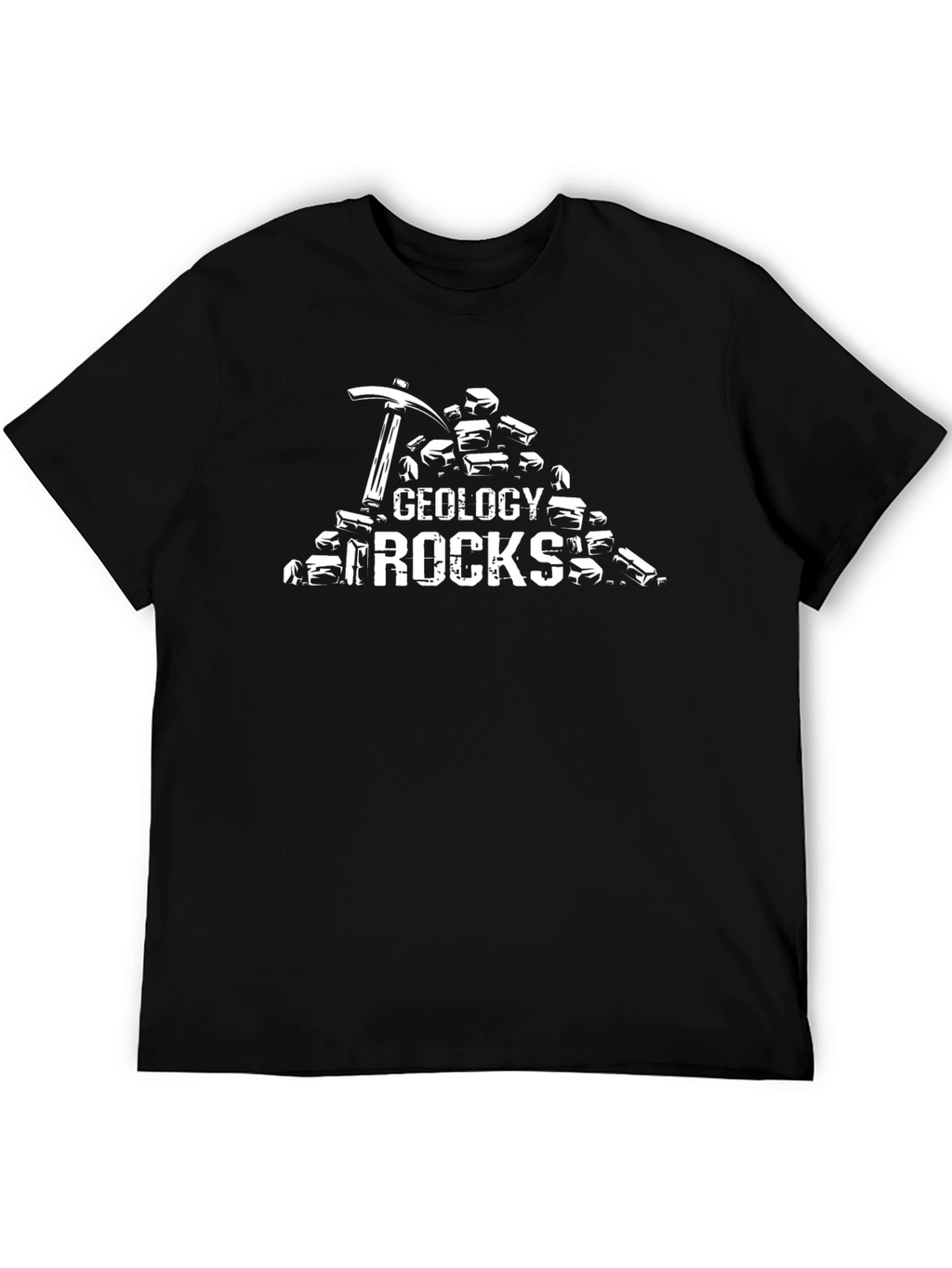 Geology Rocks Graphic T-Shirt - Black