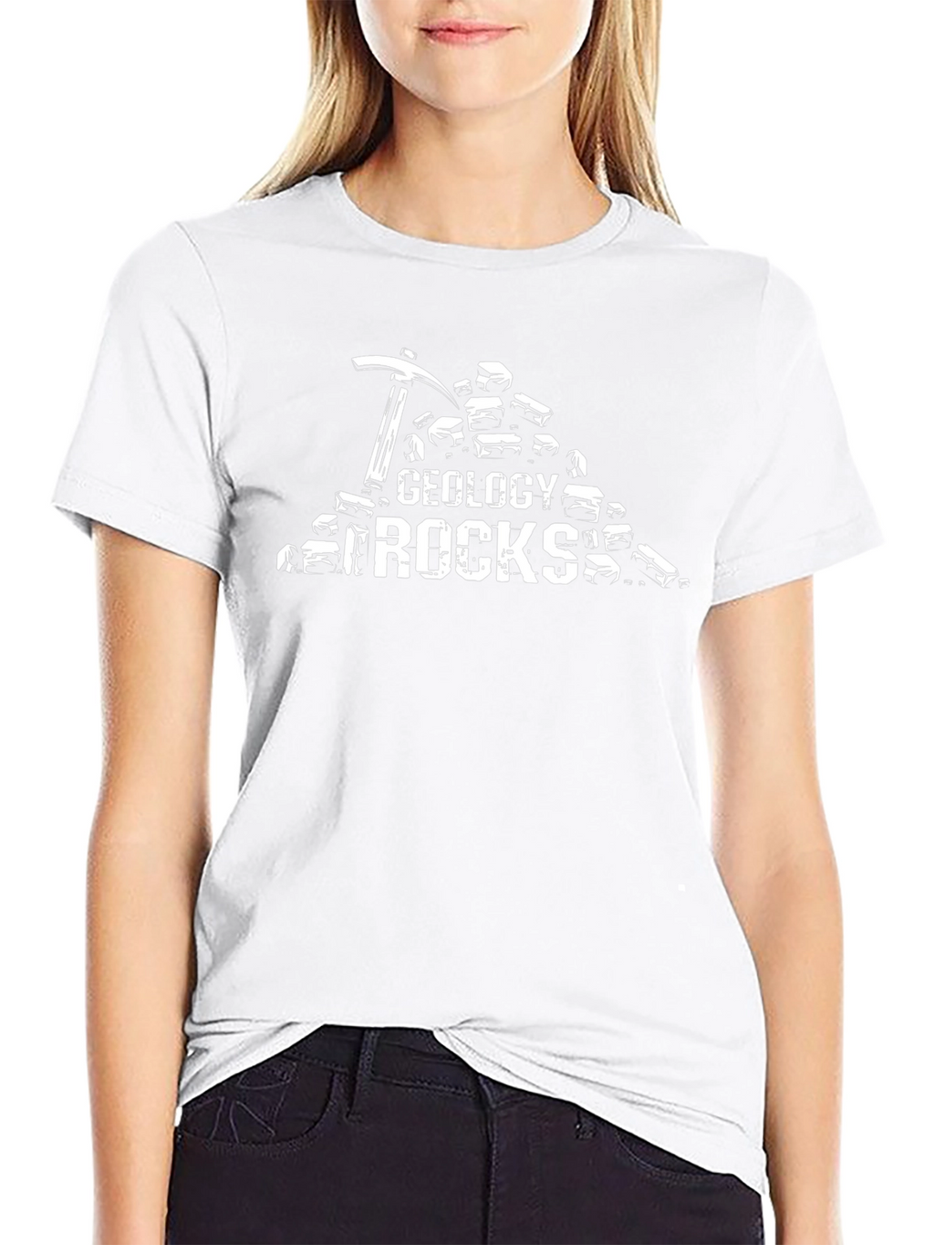 Geology Rocks Graphic T-Shirt - Black
