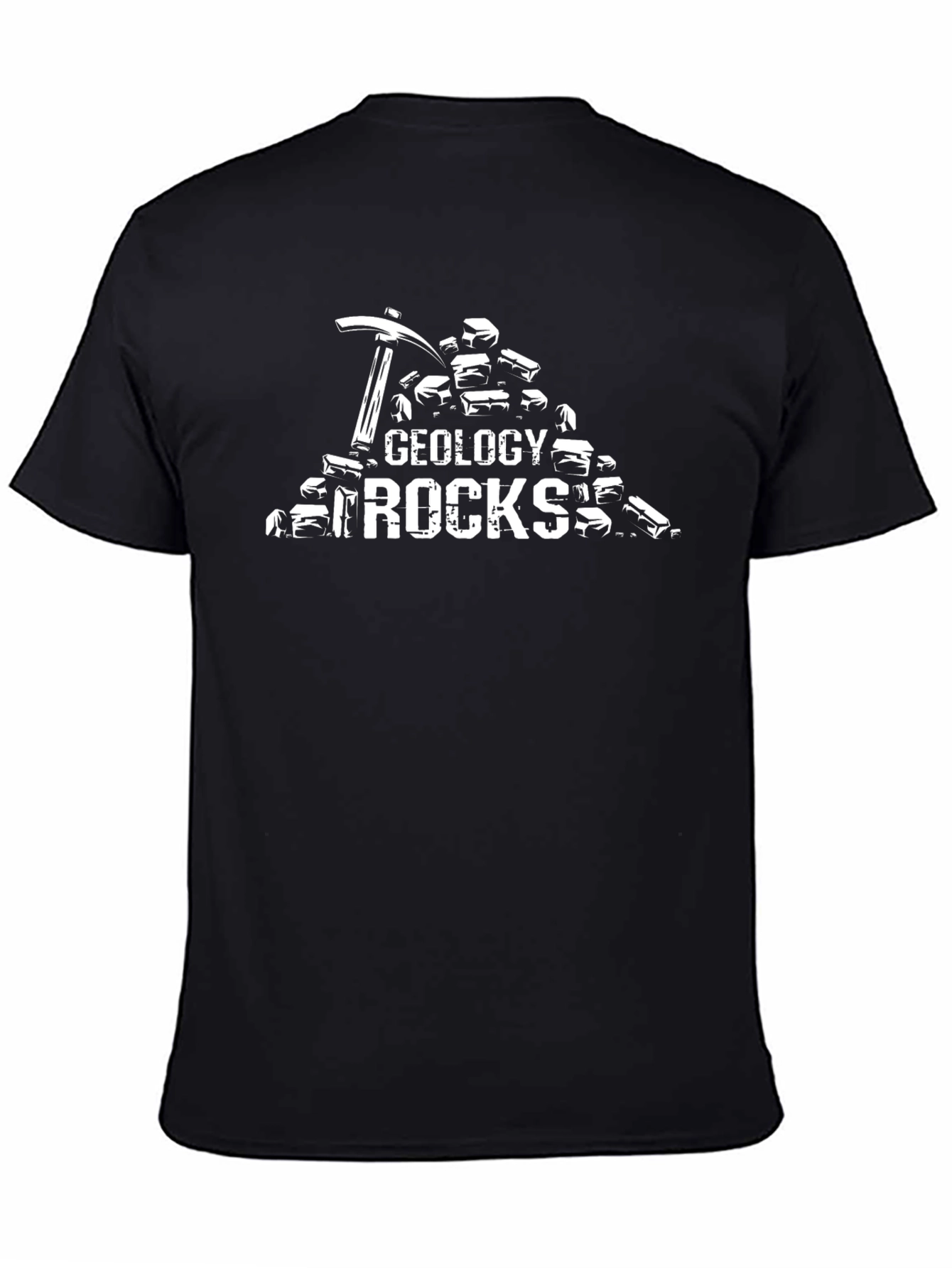 Geology Rocks Graphic T-Shirt - Black
